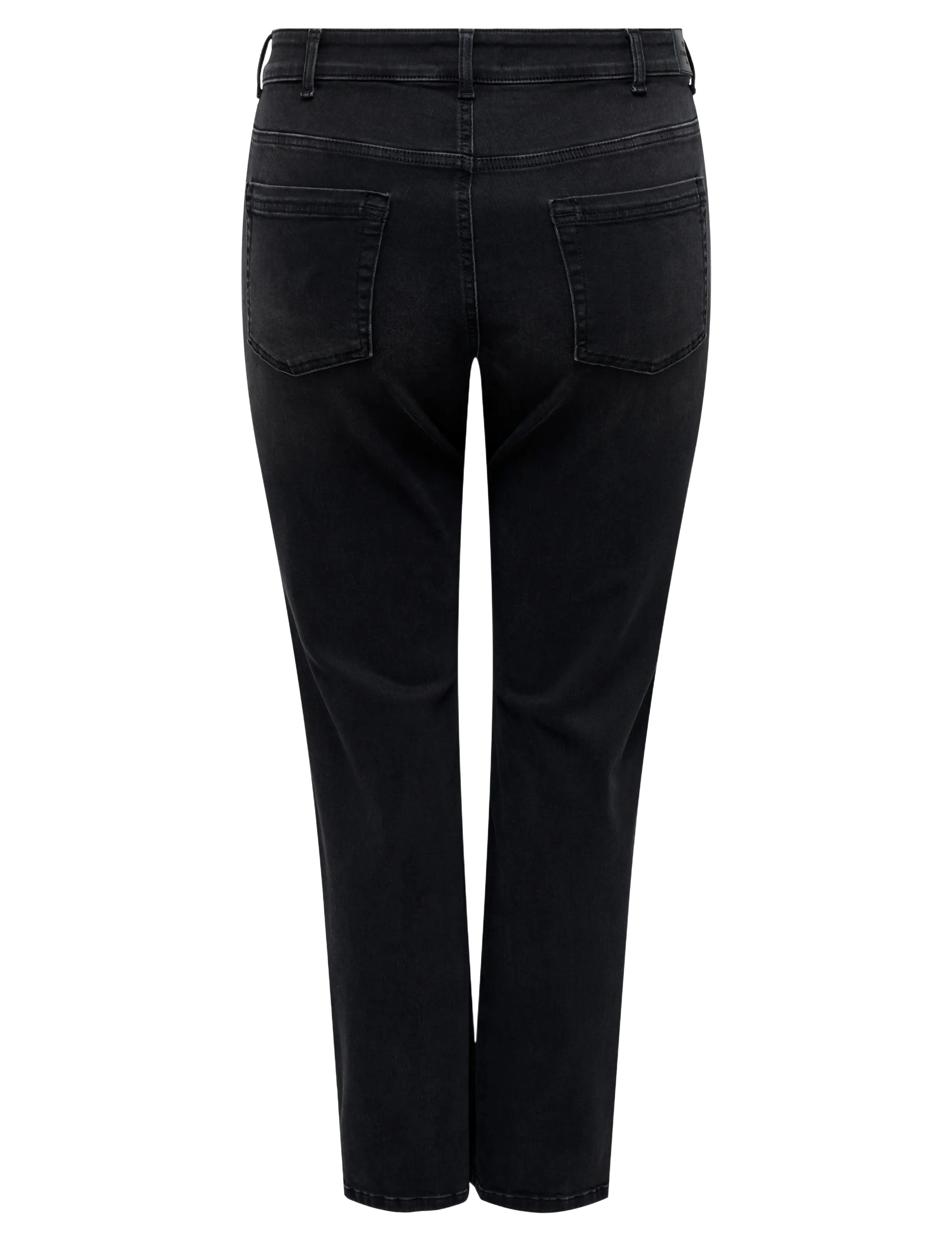 ONLY Carmakoma - CARWILLY HW STRAIGHT DNM REA1099 NOOS - gerade jeans - washed black - 2