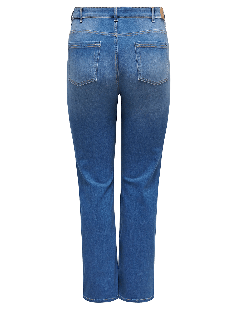 ONLY Carmakoma - CARWILLY HW STRAIGHT DNM REA12187 NOOS - jeans droites - medium blue denim - 2