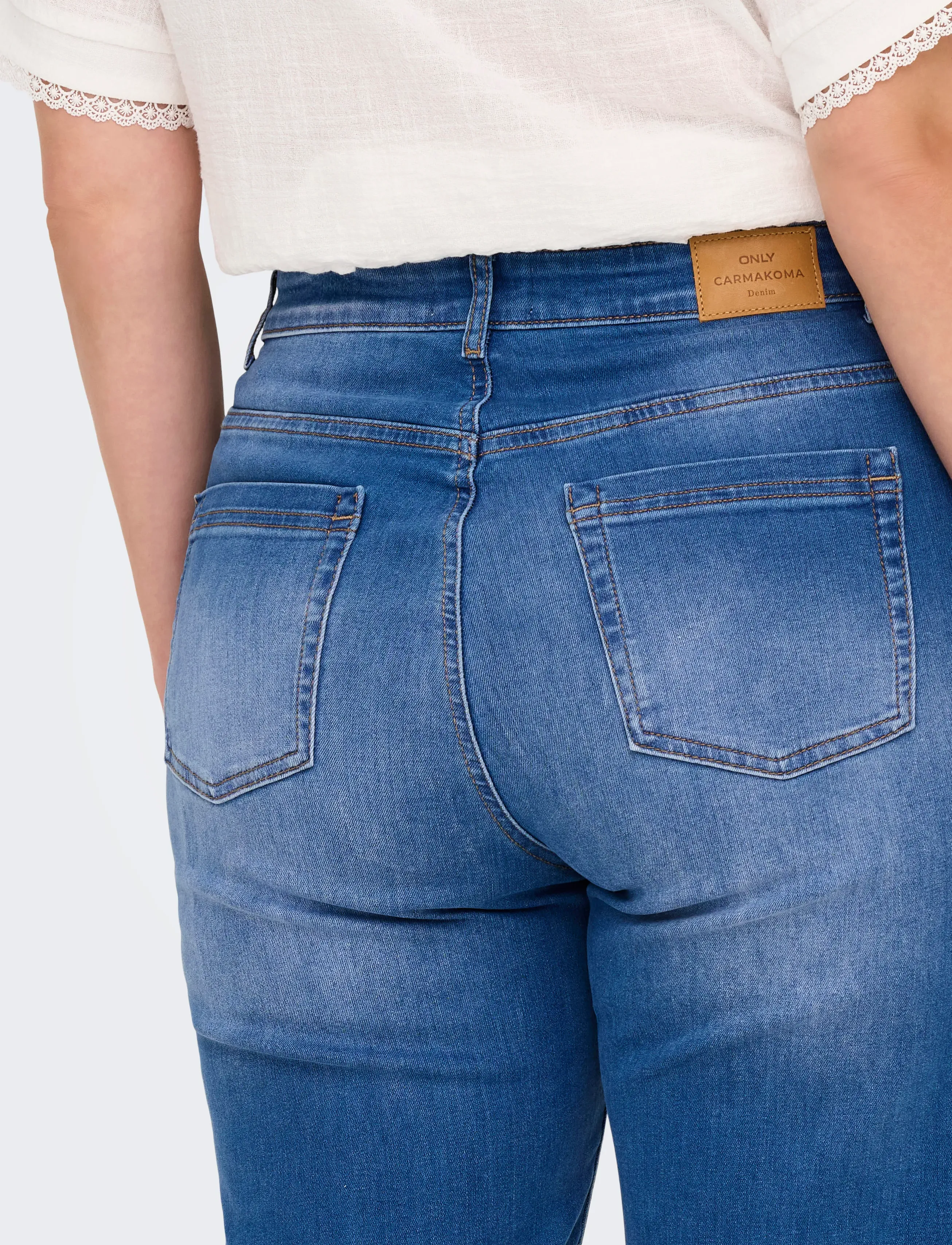 ONLY Carmakoma Carwilly Hw Straight Dnm Rea12187 Noos high waist jeans dam – bild 5