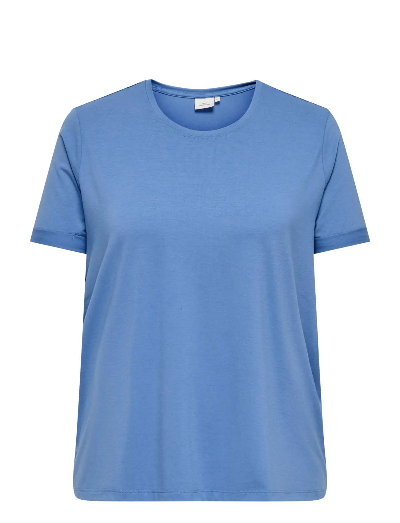 ONLY Carmakoma CARMOSTER S/S FOLD UP TOP JRS NOOS - Kleidung - BLUE YONDER / blue