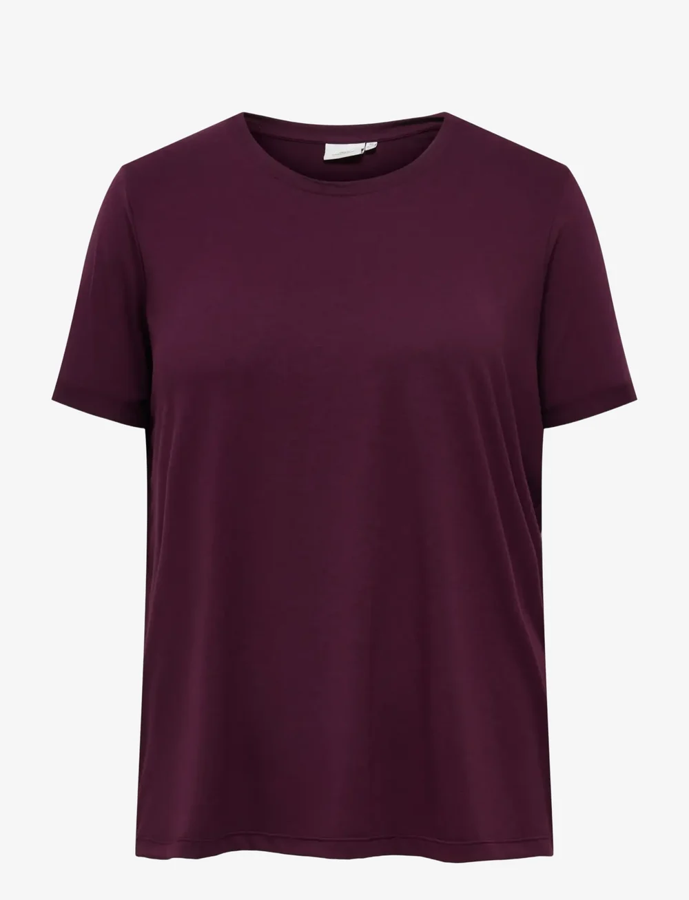 ONLY Carmakoma - CARMOSTER S/S FOLD UP TOP JRS NOOS - t-shirts - winetasting - 0