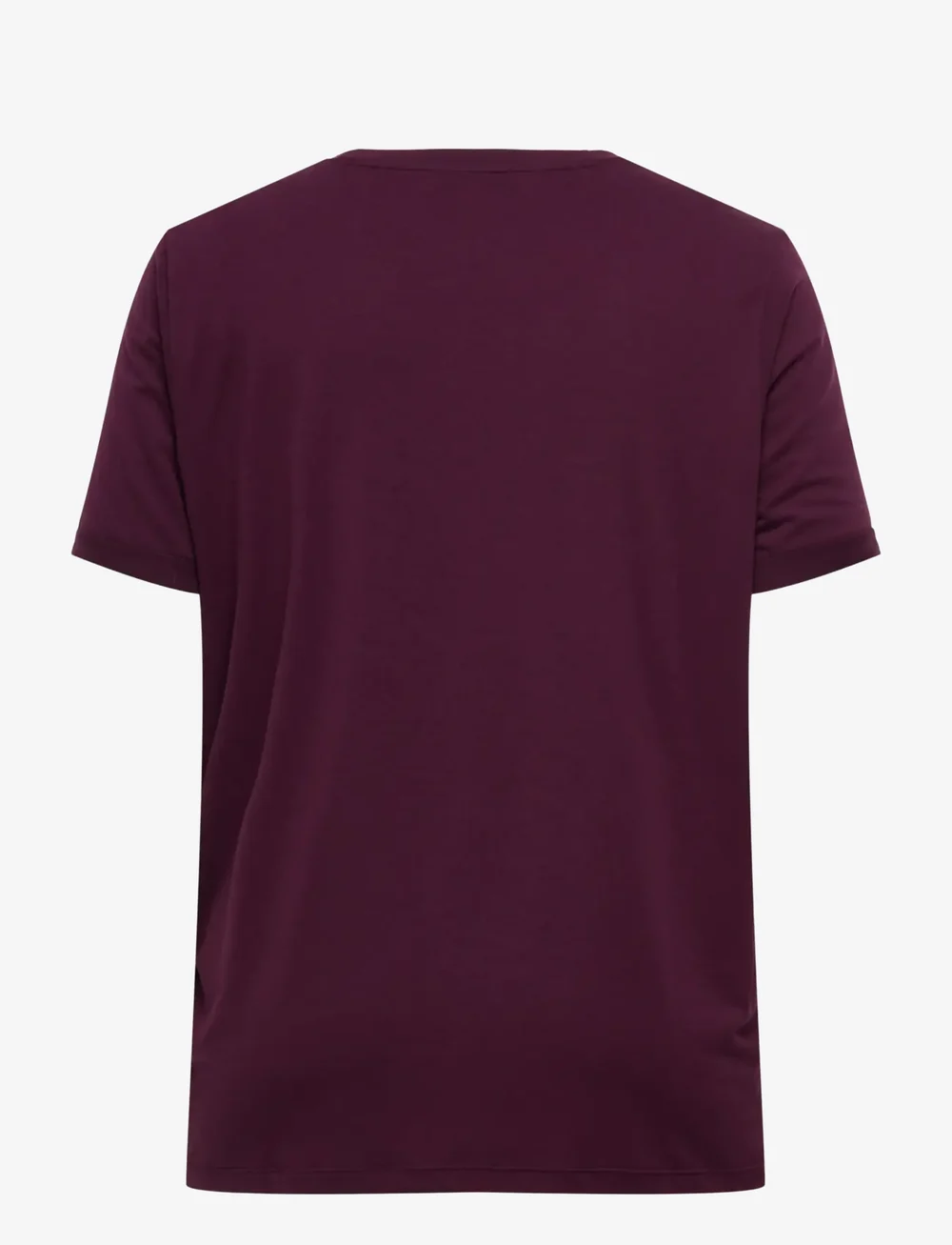 ONLY Carmakoma - CARMOSTER S/S FOLD UP TOP JRS NOOS - t-shirts - winetasting - 1