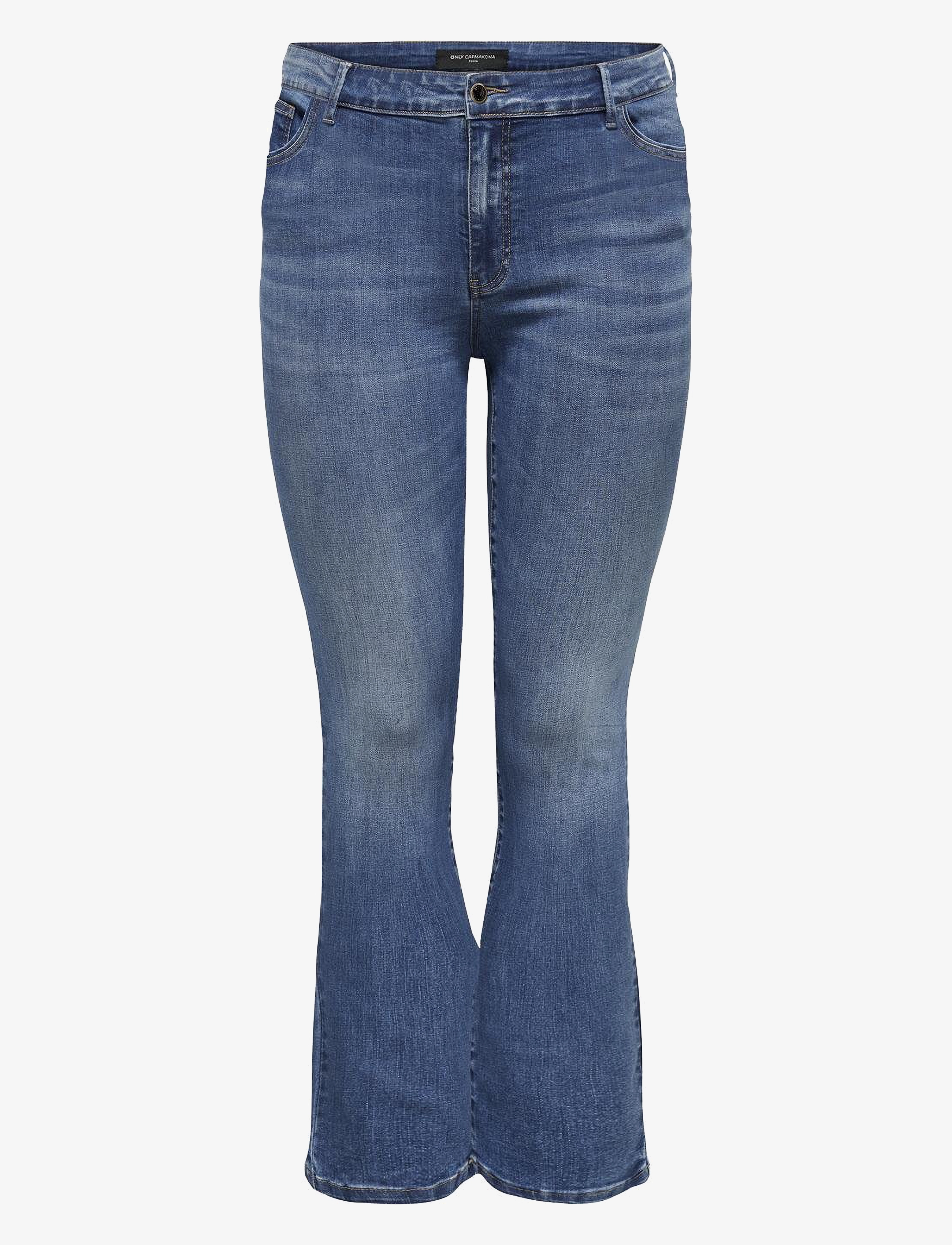 ONLY Carmakoma - CARSALLY REG FLARED DNM BJ114-3 NOOS - medium blue denim - 1