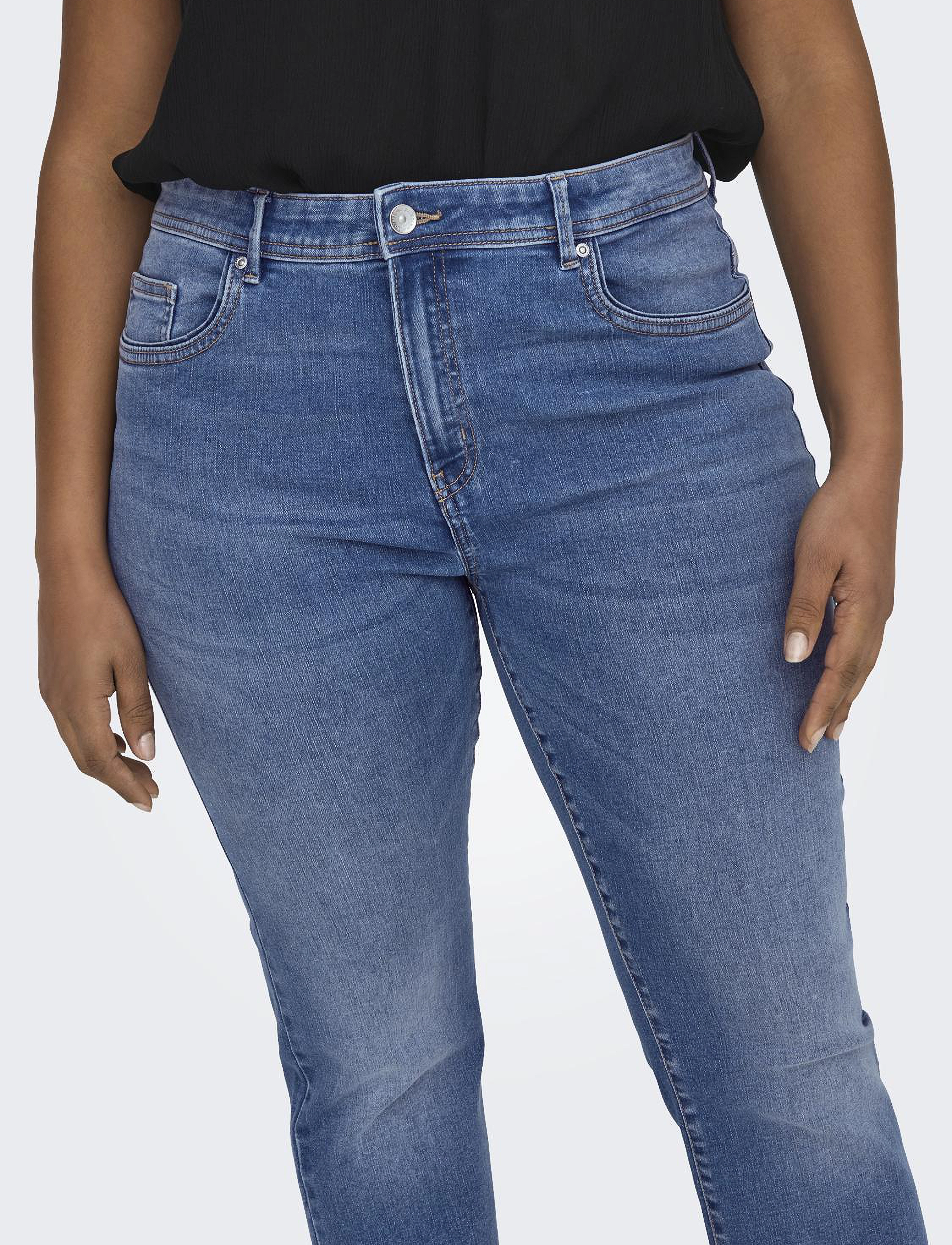 ONLY Carmakoma - CARSALLY REG FLARED DNM BJ114-3 NOOS - medium blue denim - 5