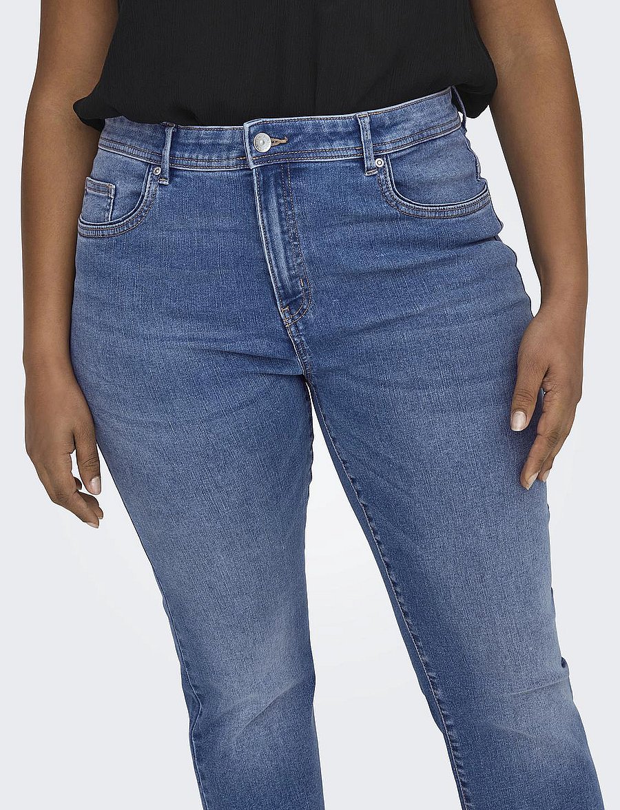 ONLY Carmakoma - CARSALLY REG FLARED DNM BJ114-3 NOOS - medium blue denim - 5