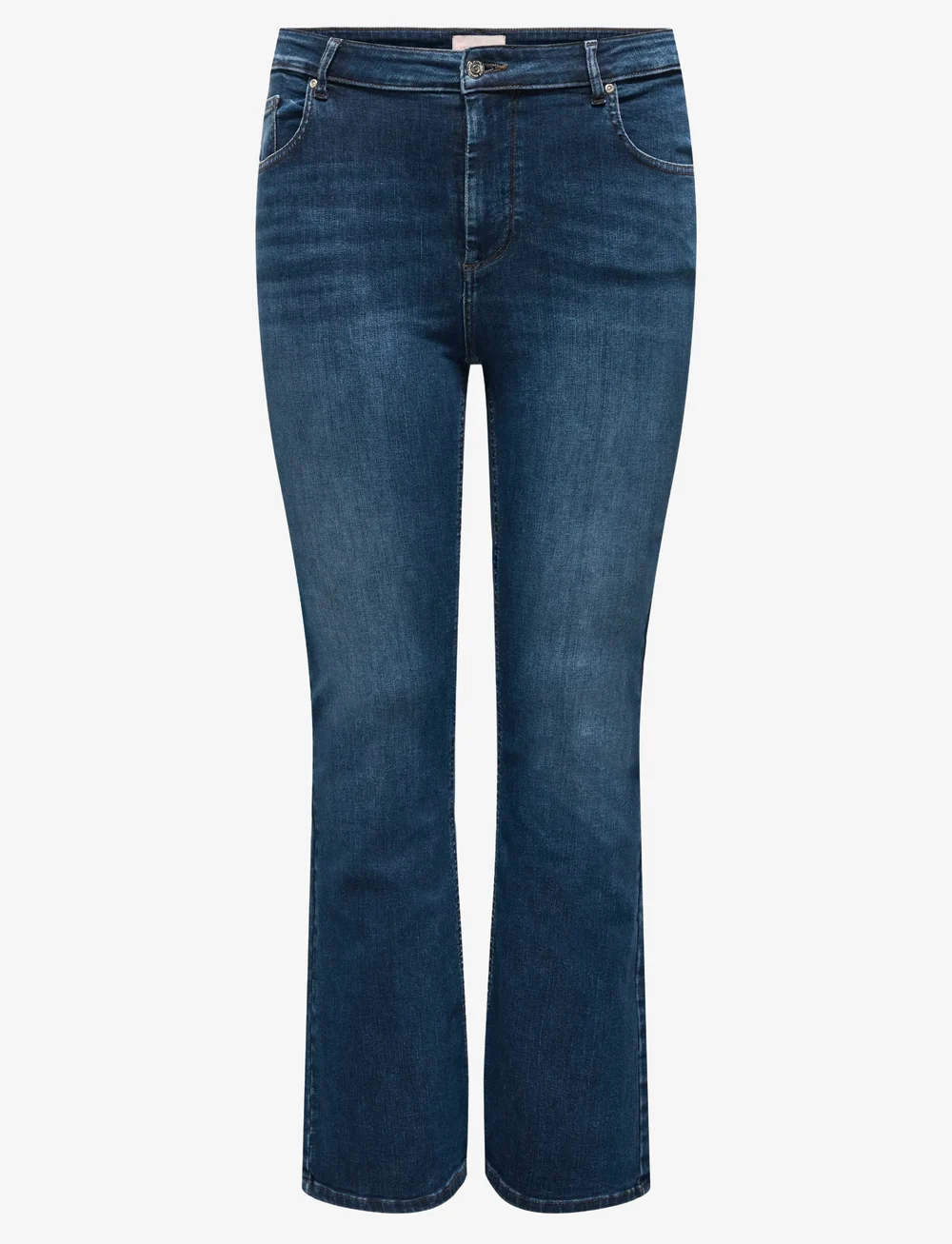 ONLY Carmakoma - CARWILLY HW FLARED DNM TAI021 NOOS - flare bukser - dark blue denim - 1