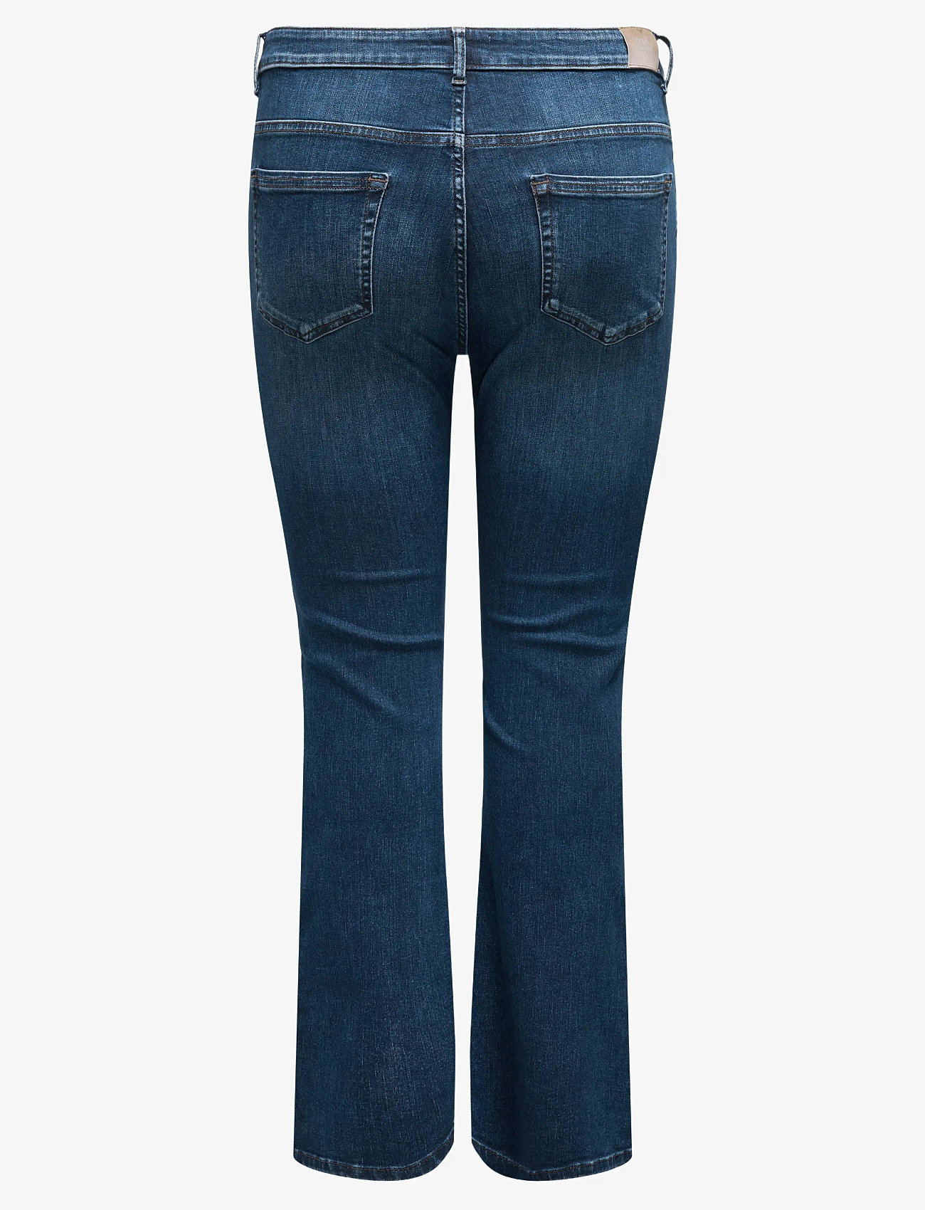 ONLY Carmakoma - CARWILLY HW FLARED DNM TAI021 NOOS - trumpettihousut - dark blue denim - 2