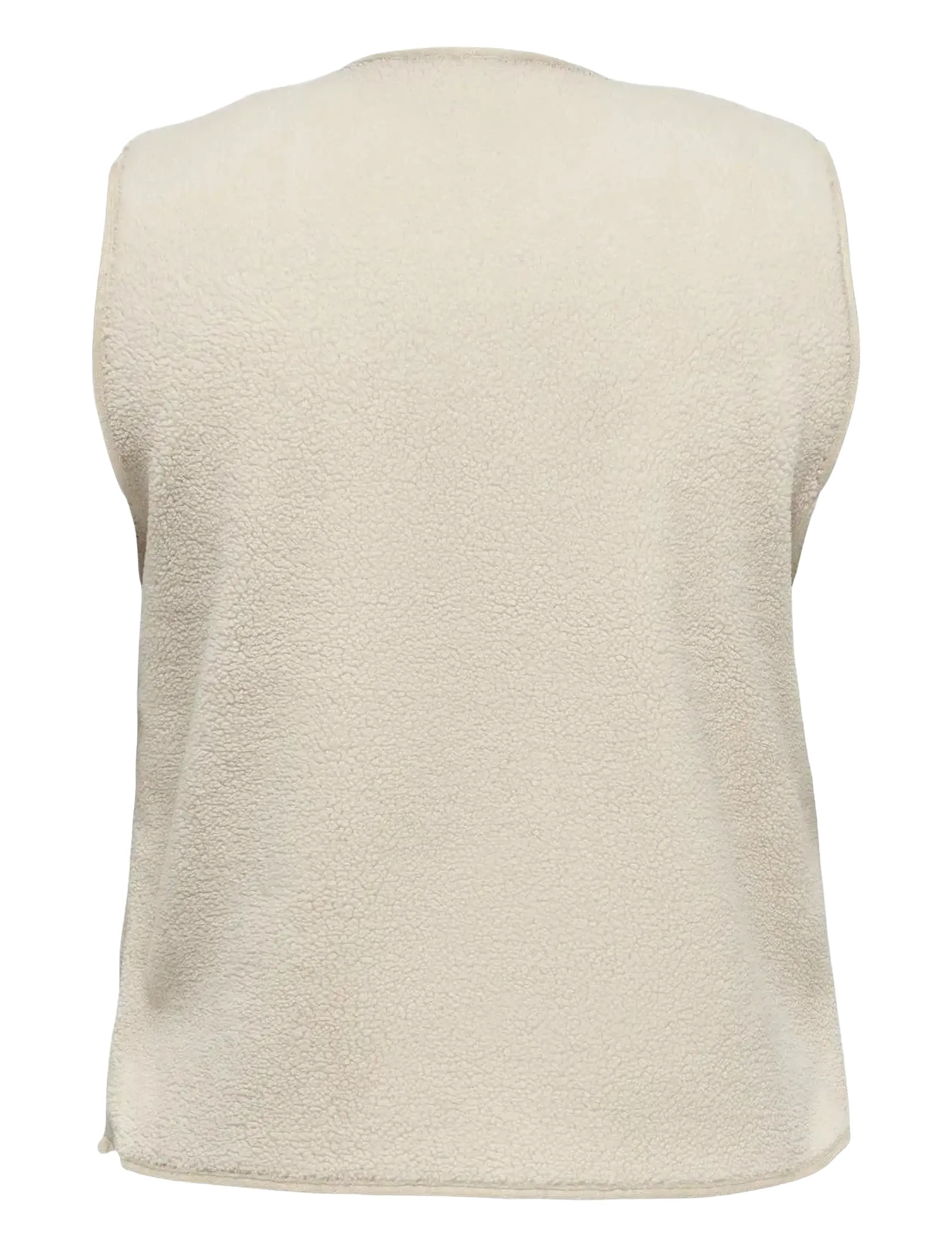 ONLY Carmakoma - CARBELISA TEDDY WAISTCOAT JRS - fleece- und teddy-westen - birch - 2