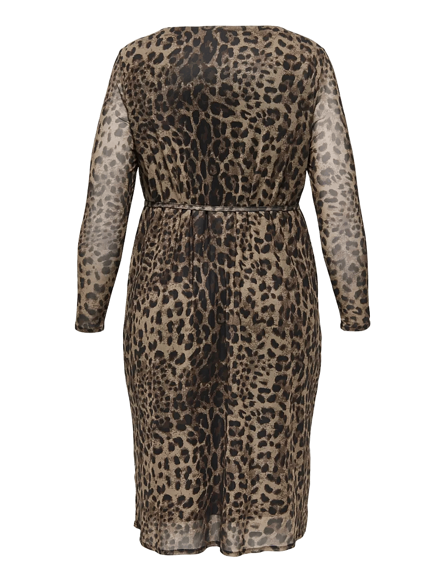 ONLY Carmakoma - CARFOREST LIFE LS BOATNECK BLK DRESS JRS - partykleider - black - 2
