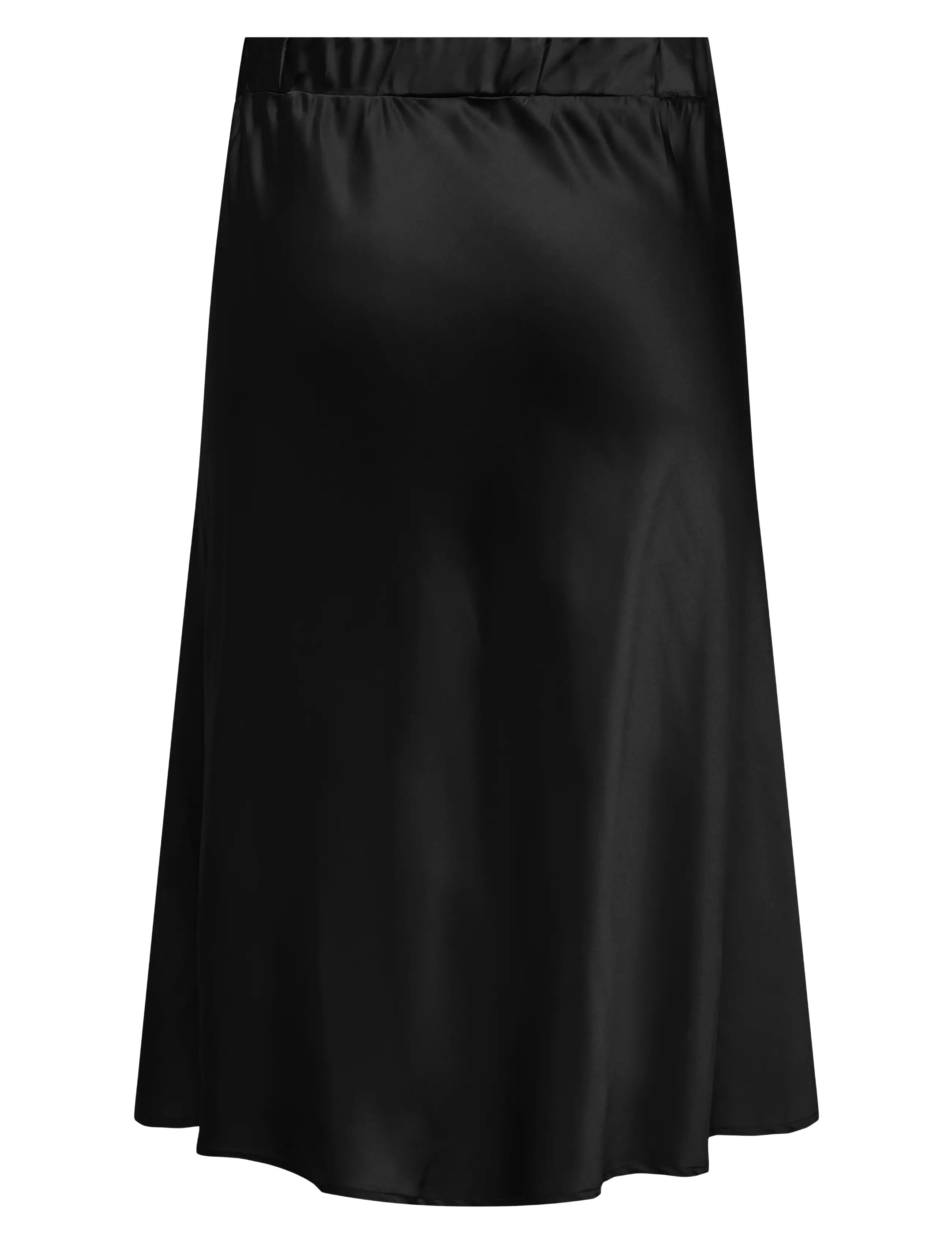 ONLY Carmakoma - CARDOMINA SATIN CALF SKIRT WVN - black - 1