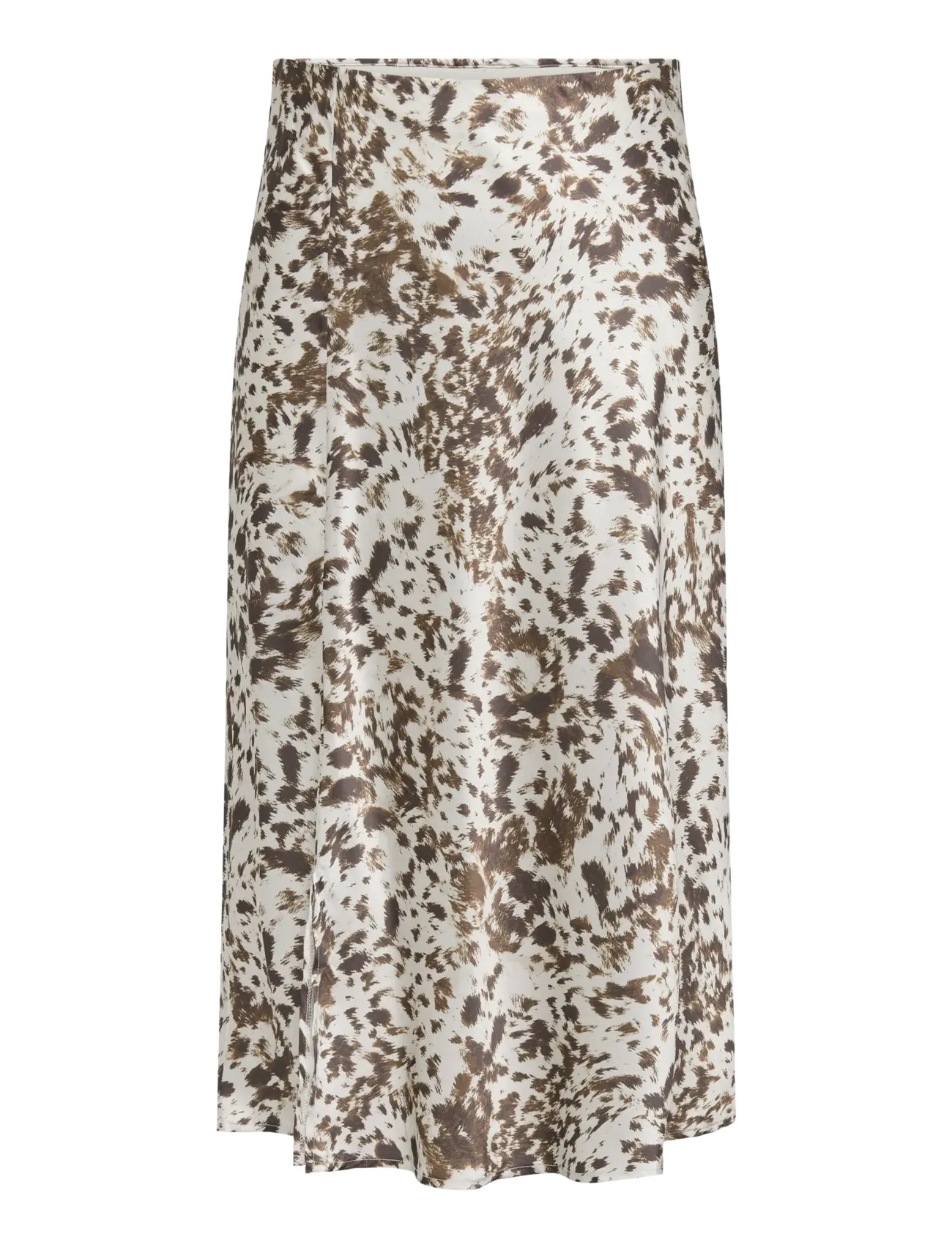 ONLY Carmakoma CARDOMINA SATIN CALF SKIRT WVN - Kläder - MOONBEAM / cream