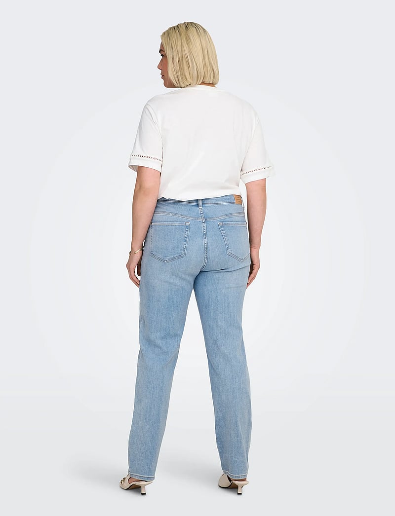 ONLY Carmakoma - CARSUI MID SLIM DNM REA286 NOOS - kitsad teksad - light blue denim - 3