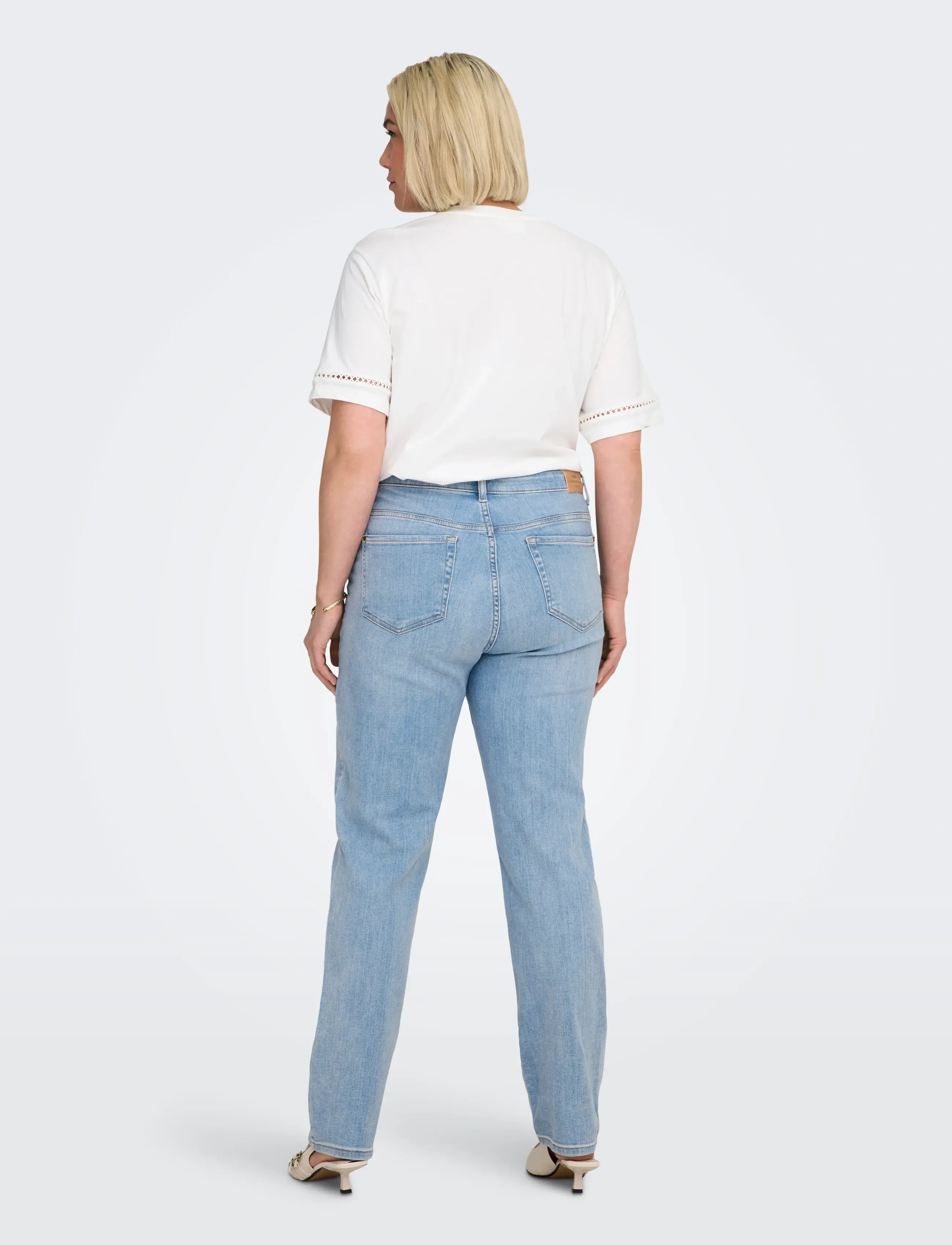 ONLY Carmakoma - CARSUI MID SLIM DNM REA286 NOOS - jeans slim - light blue denim - 3