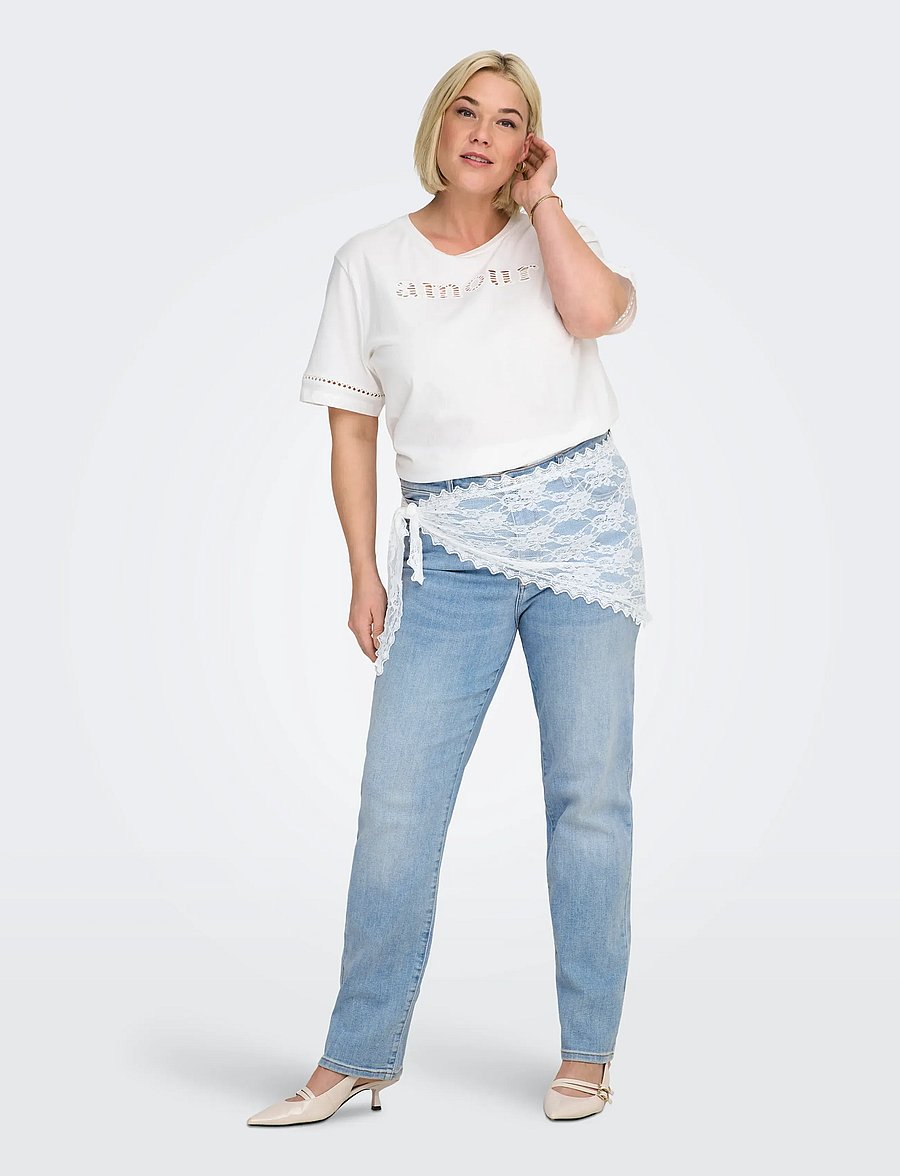 ONLY Carmakoma - CARSUI MID SLIM DNM REA286 NOOS - jeans slim - light blue denim - 4