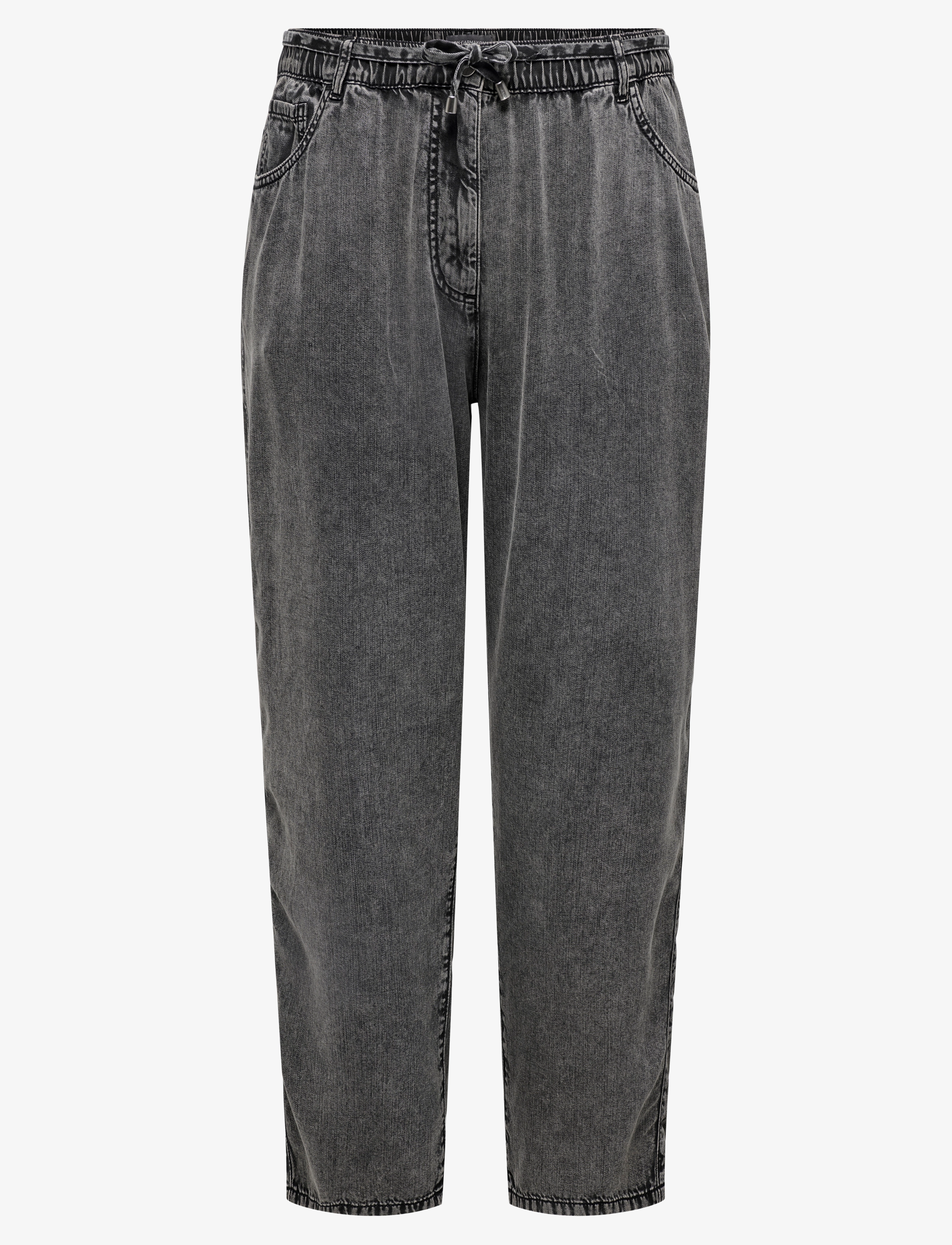 ONLY Carmakoma CARKENYA LIFE ACID WASH PANTS OTW - Jeans - BLACK / grey