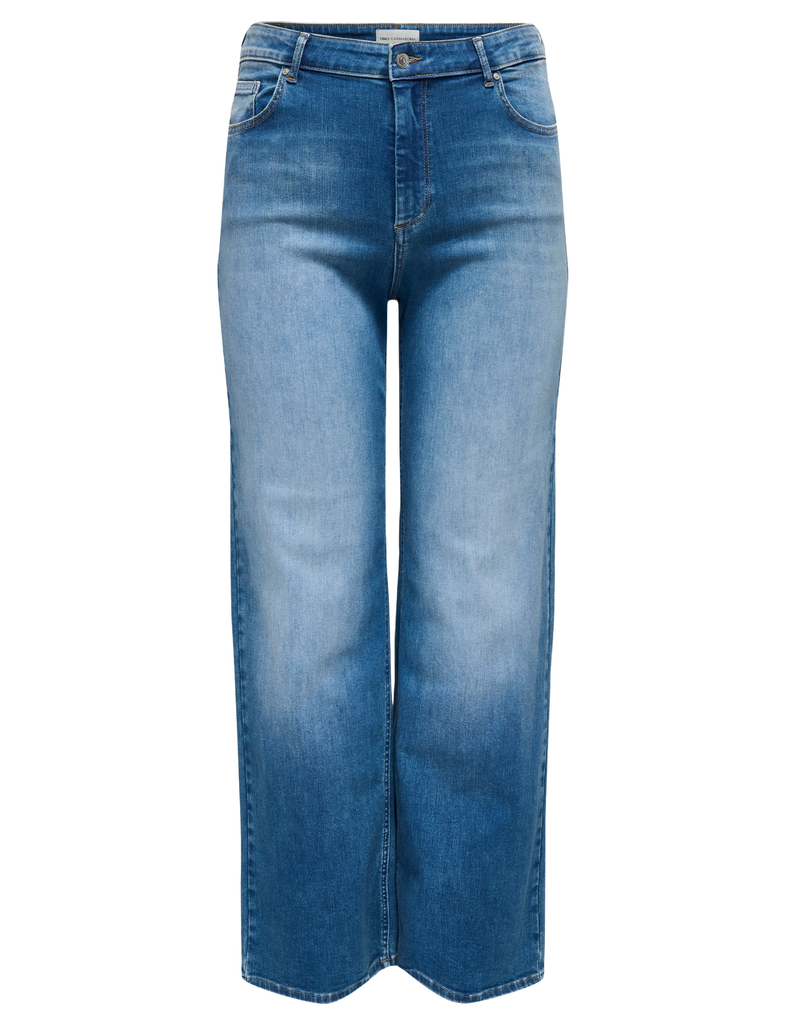 CARWILLY HW WIDE DNM REA12187 NOOS - MEDIUM BLUE DENIM