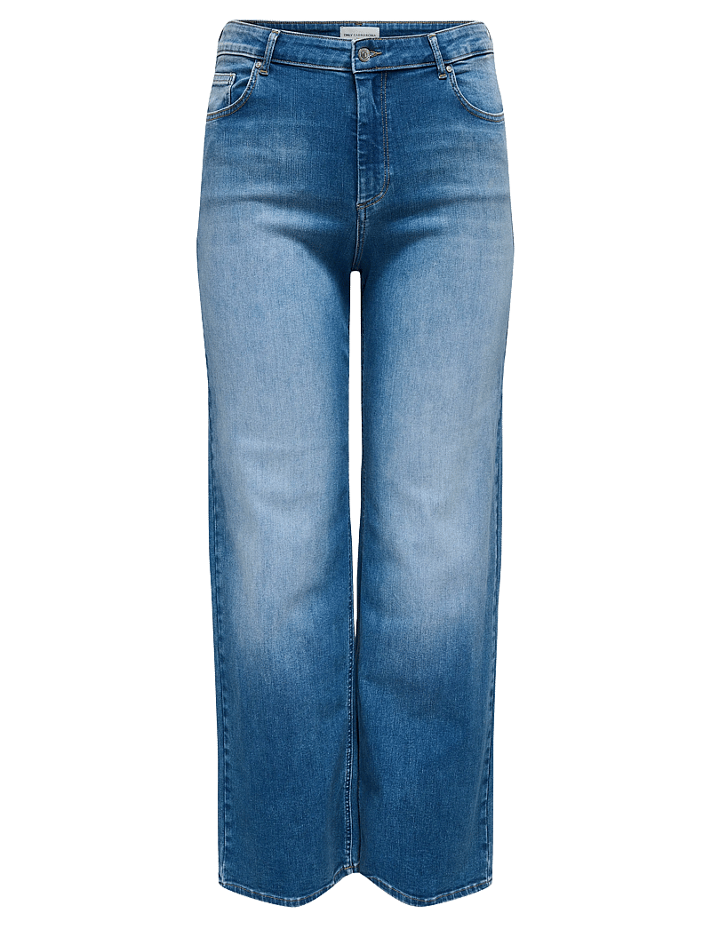 ONLY Carmakoma - CARWILLY HW WIDE DNM REA12187 NOOS - brede jeans - medium blue denim - 1