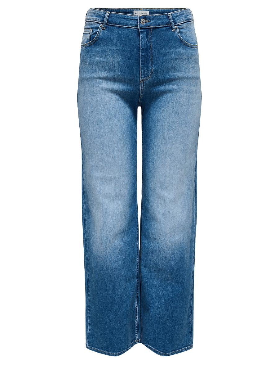 ONLY Carmakoma - CARWILLY HW WIDE DNM REA12187 NOOS - medium blue denim - 1
