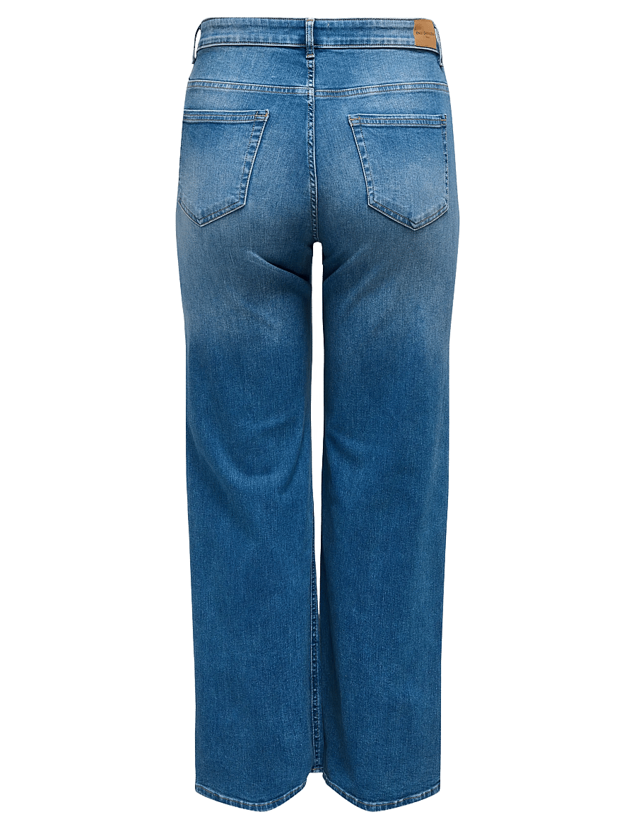 ONLY Carmakoma - CARWILLY HW WIDE DNM REA12187 NOOS - medium blue denim - 2