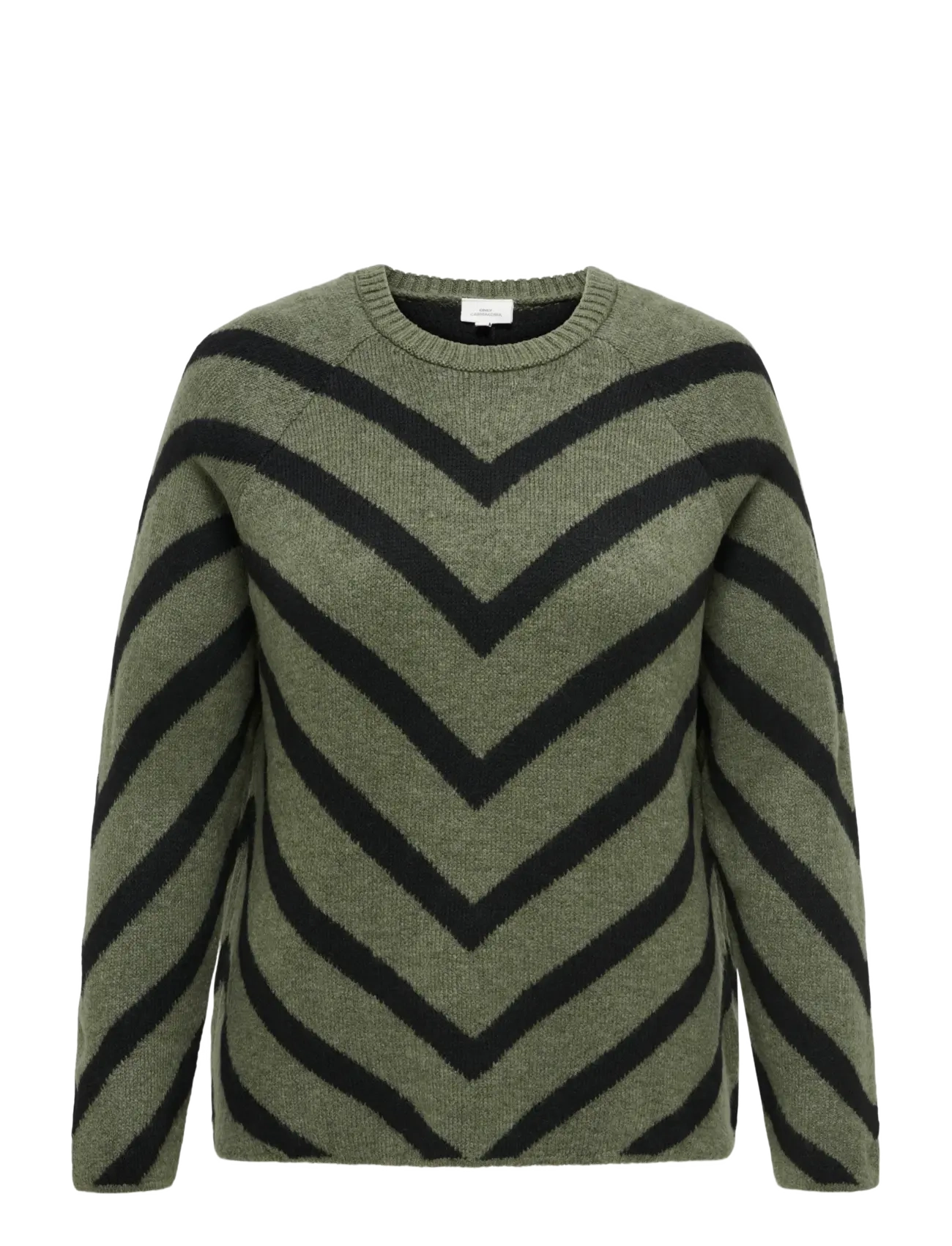 ONLY Carmakoma CARELIZA L/S PULLOVER KNT NOOS - Pullover - LIZARD / green