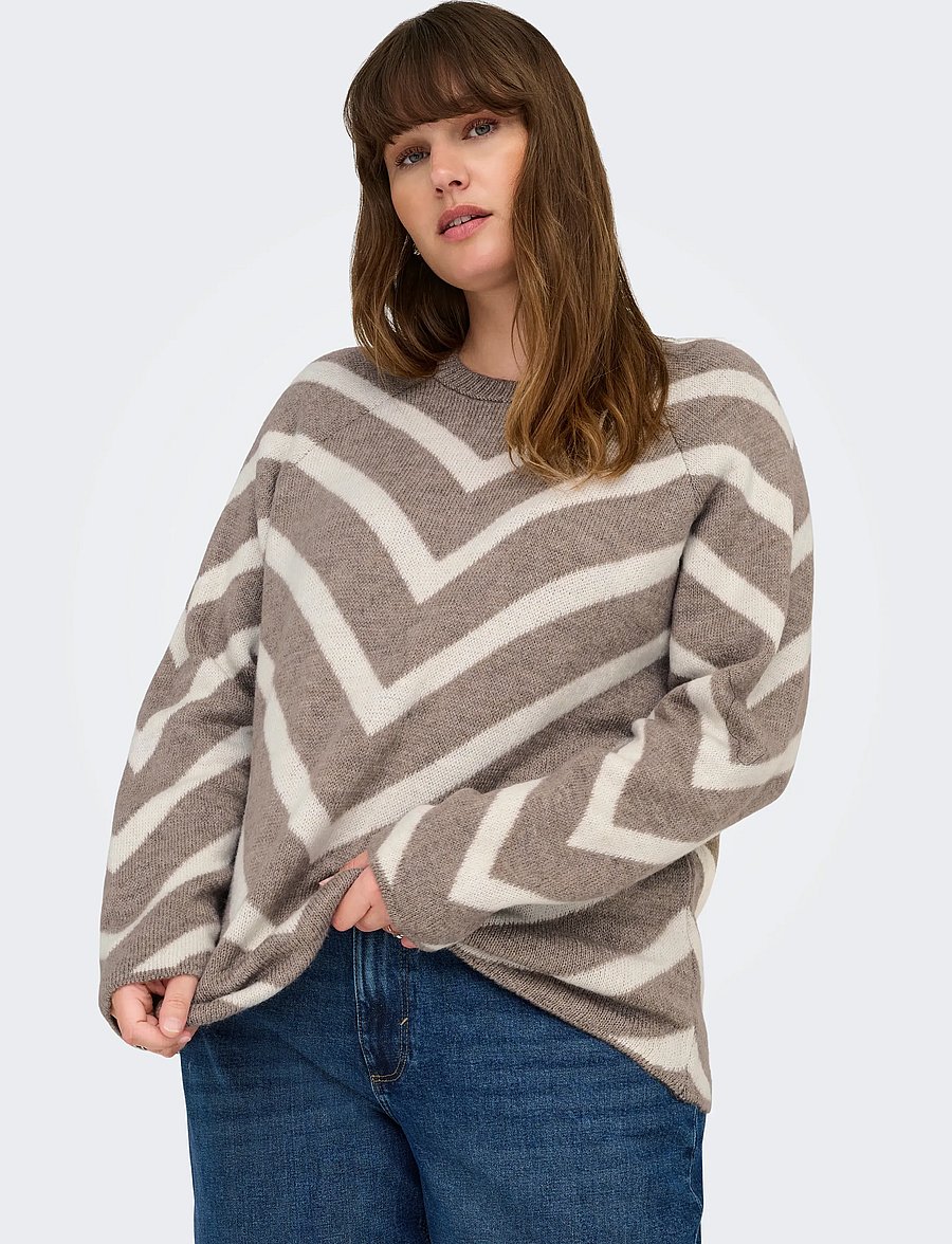 ONLY Carmakoma - CARELIZA L/S PULLOVER KNT NOOS - neulepuserot - mermaid - 5