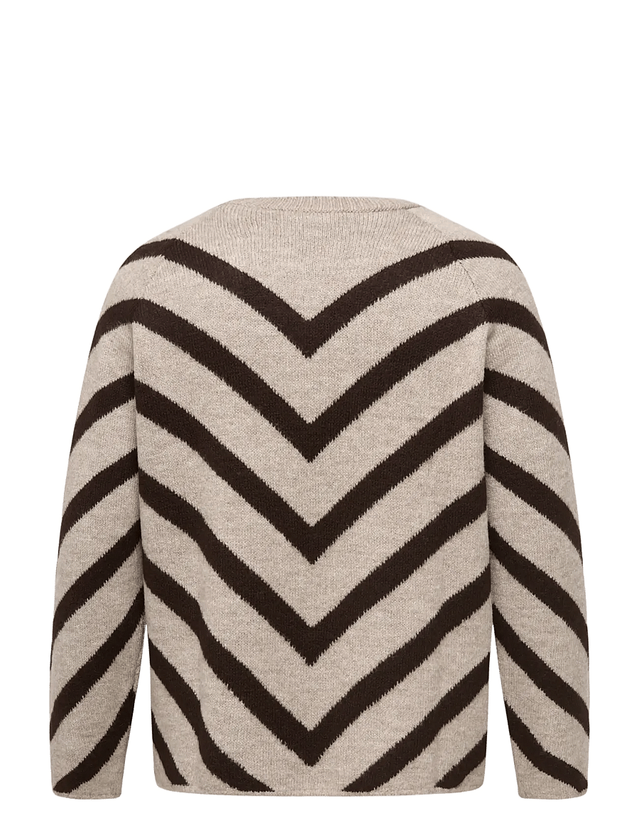 ONLY Carmakoma - CARELIZA L/S PULLOVER KNT NOOS - striktrøjer - string - 2
