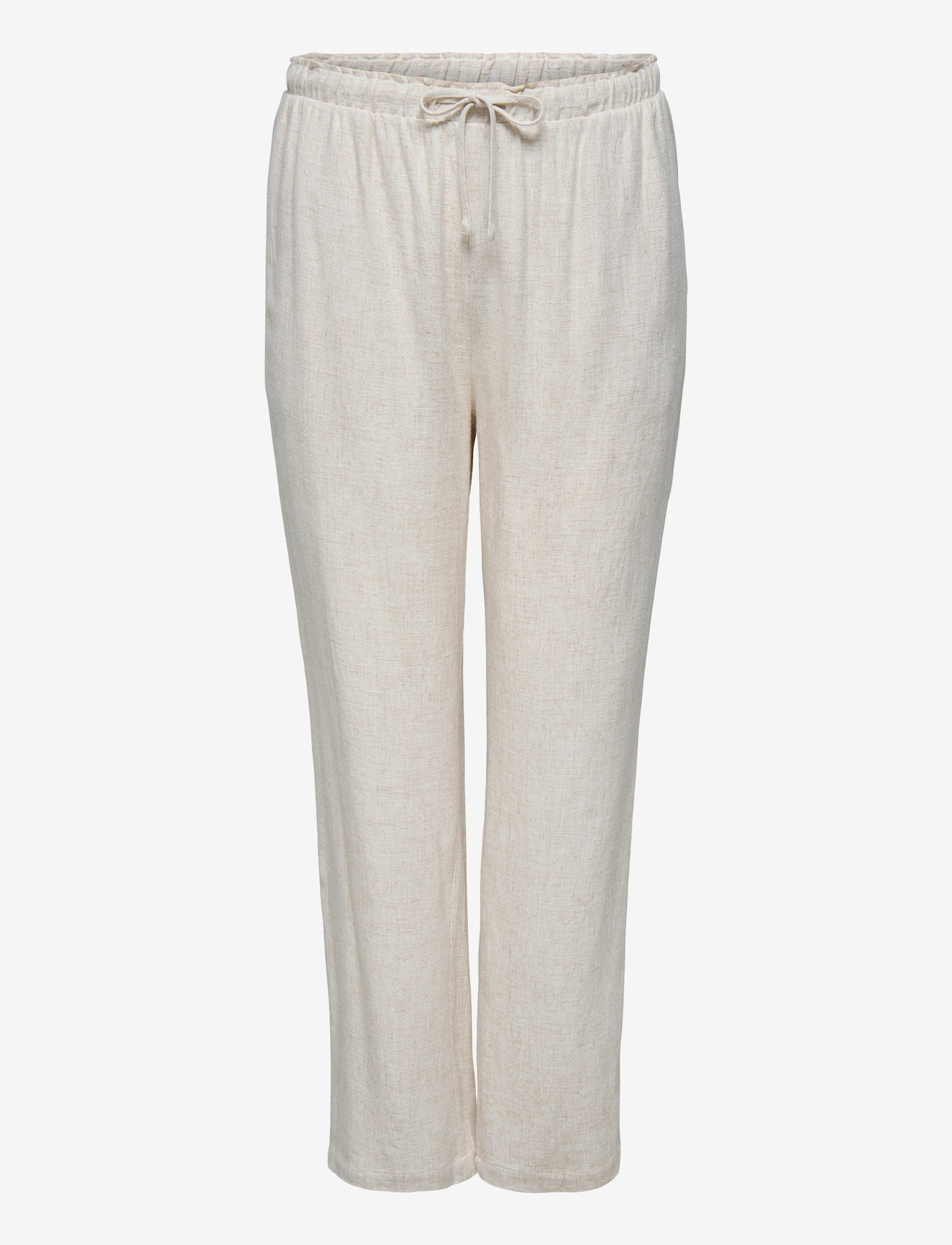 ONLY Carmakoma - CARSIESTA HW PULL-UP LINEN BL PNT - linnebyxor - moonbeam - 1