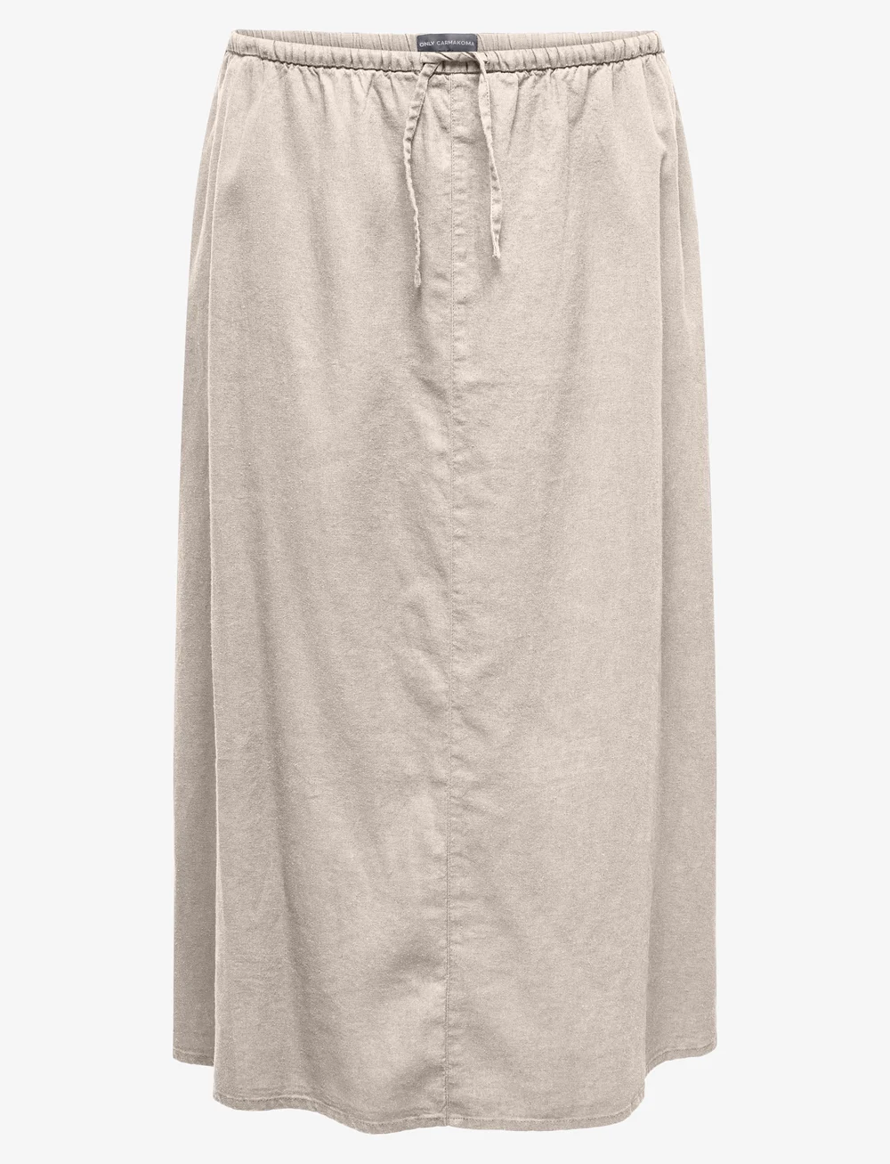 ONLY Carmakoma - CARCARO HW LINEN BL LONG SKIRT - midi skjørt - pumice stone - 0