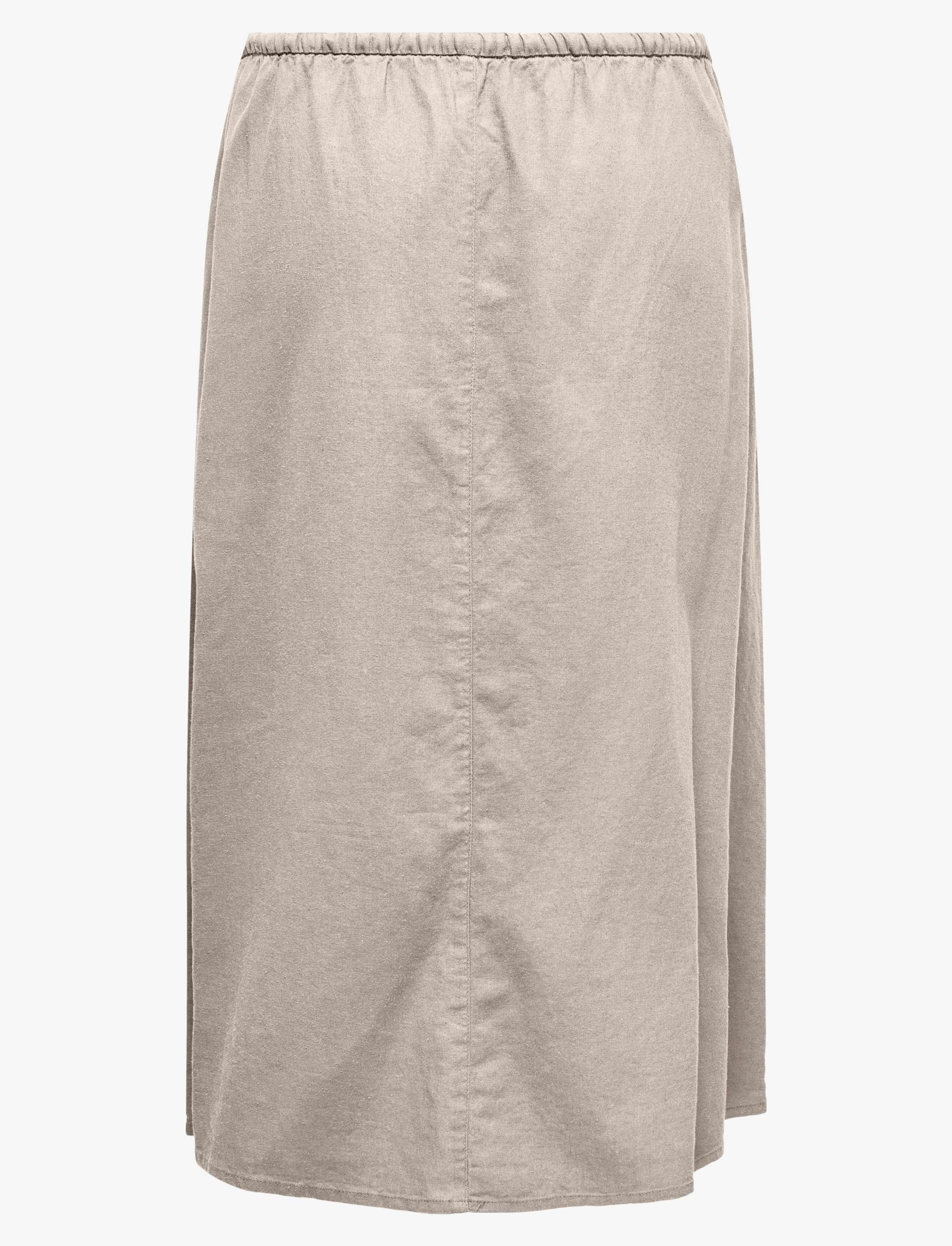 ONLY Carmakoma - CARCARO HW LINEN BL LONG SKIRT - midi rokken - pumice stone - 1