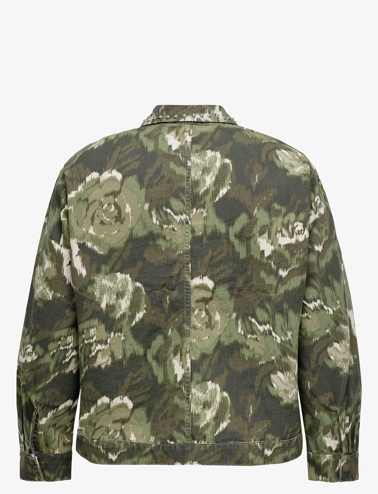 ONLY Carmakoma - CARCAVA AOP JACKET OTW - utility jakid - pumice stone - 2