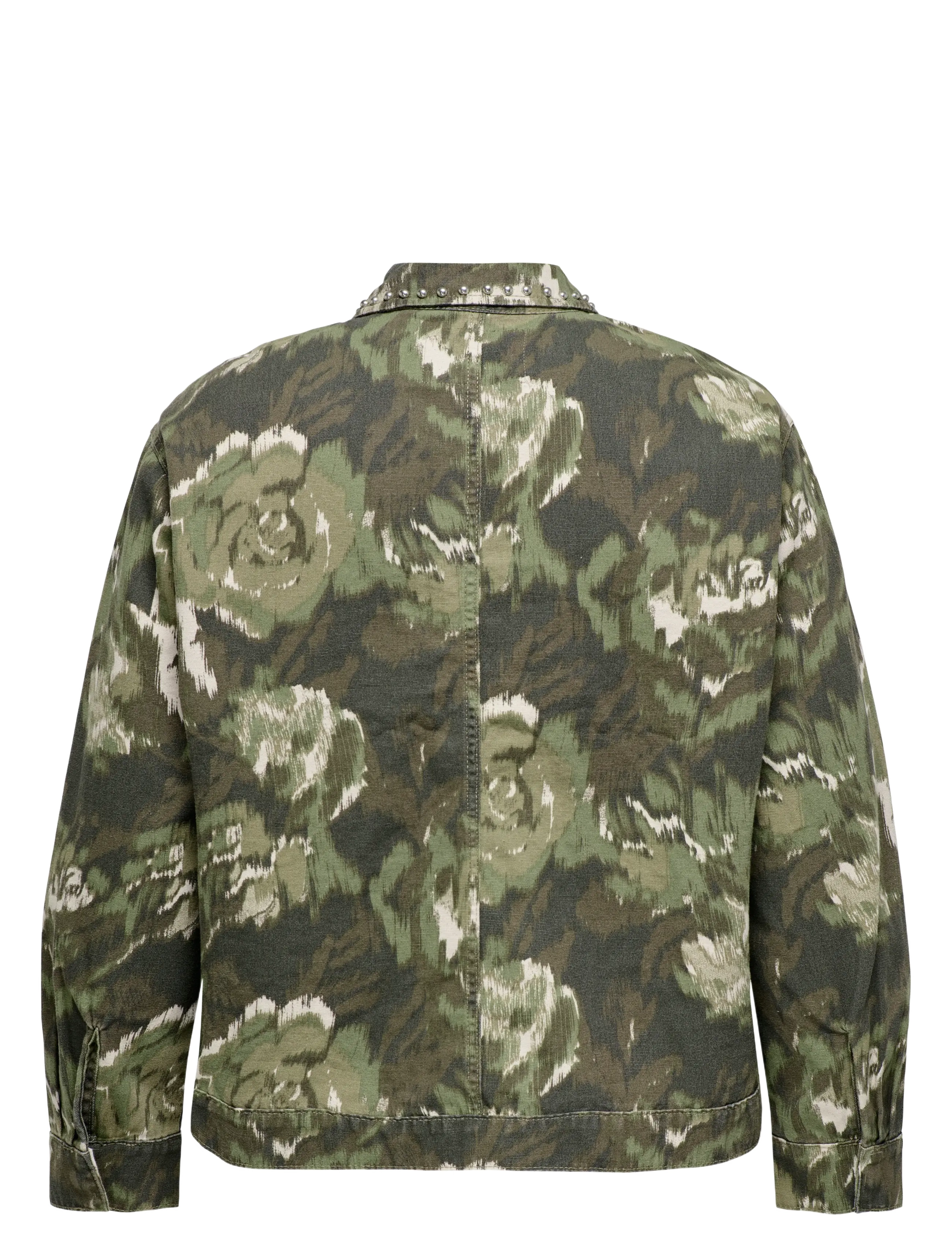 ONLY Carmakoma - CARCAVA AOP JACKET OTW - overtøj - pumice stone - 2