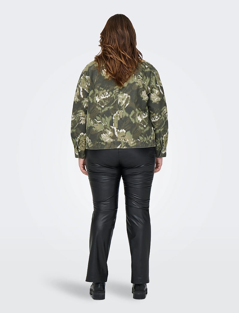 ONLY Carmakoma - CARCAVA AOP JACKET OTW - utility jakid - pumice stone - 3