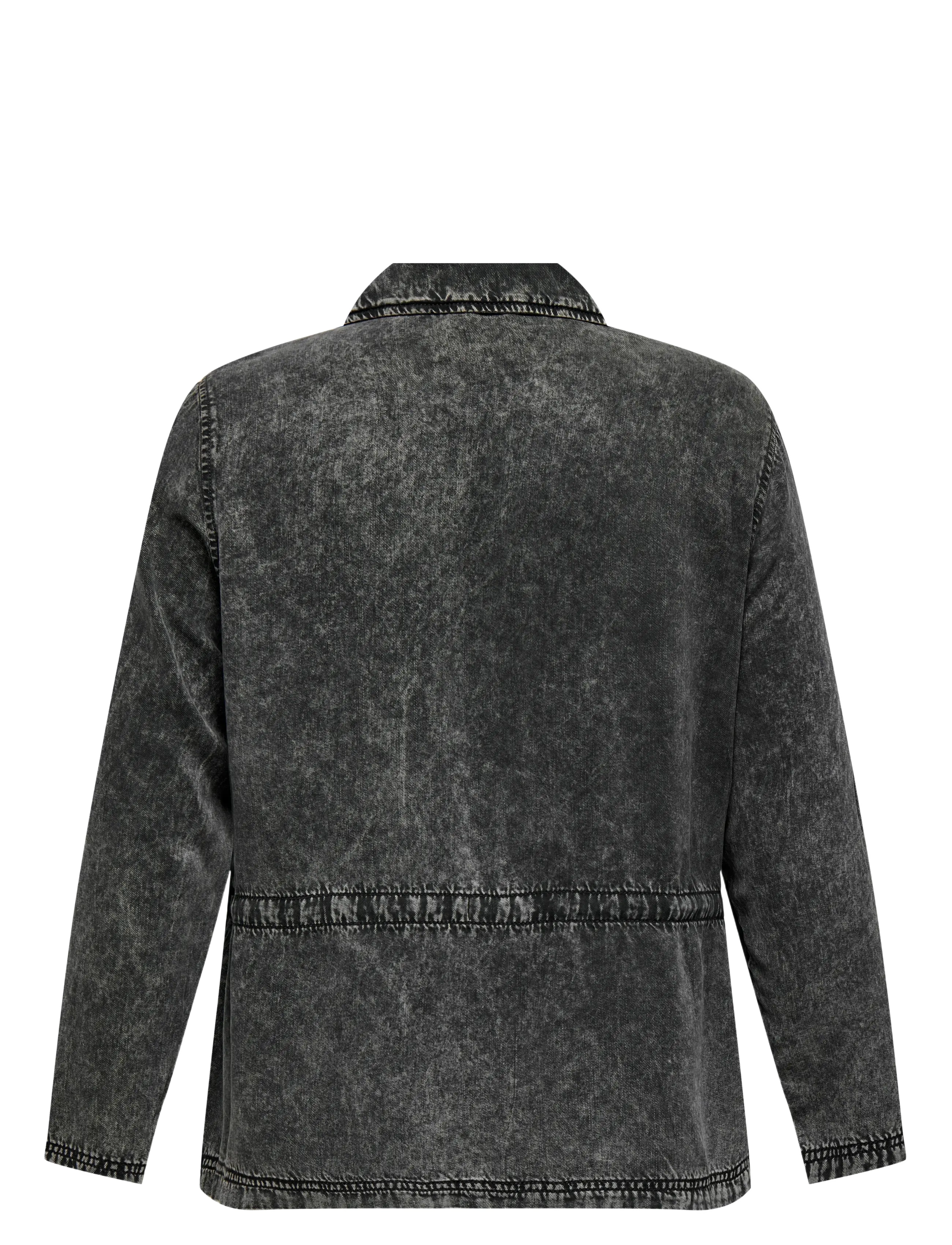 ONLY Carmakoma - CARKENYA LIFE ACID WASH JACKET OTW - black - 2