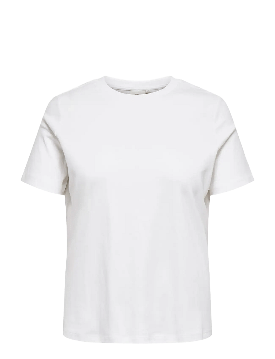 ONLY Carmakoma - CARJEN S/S JEANS TEE JRS NOOS - t-shirts - bright white - 1