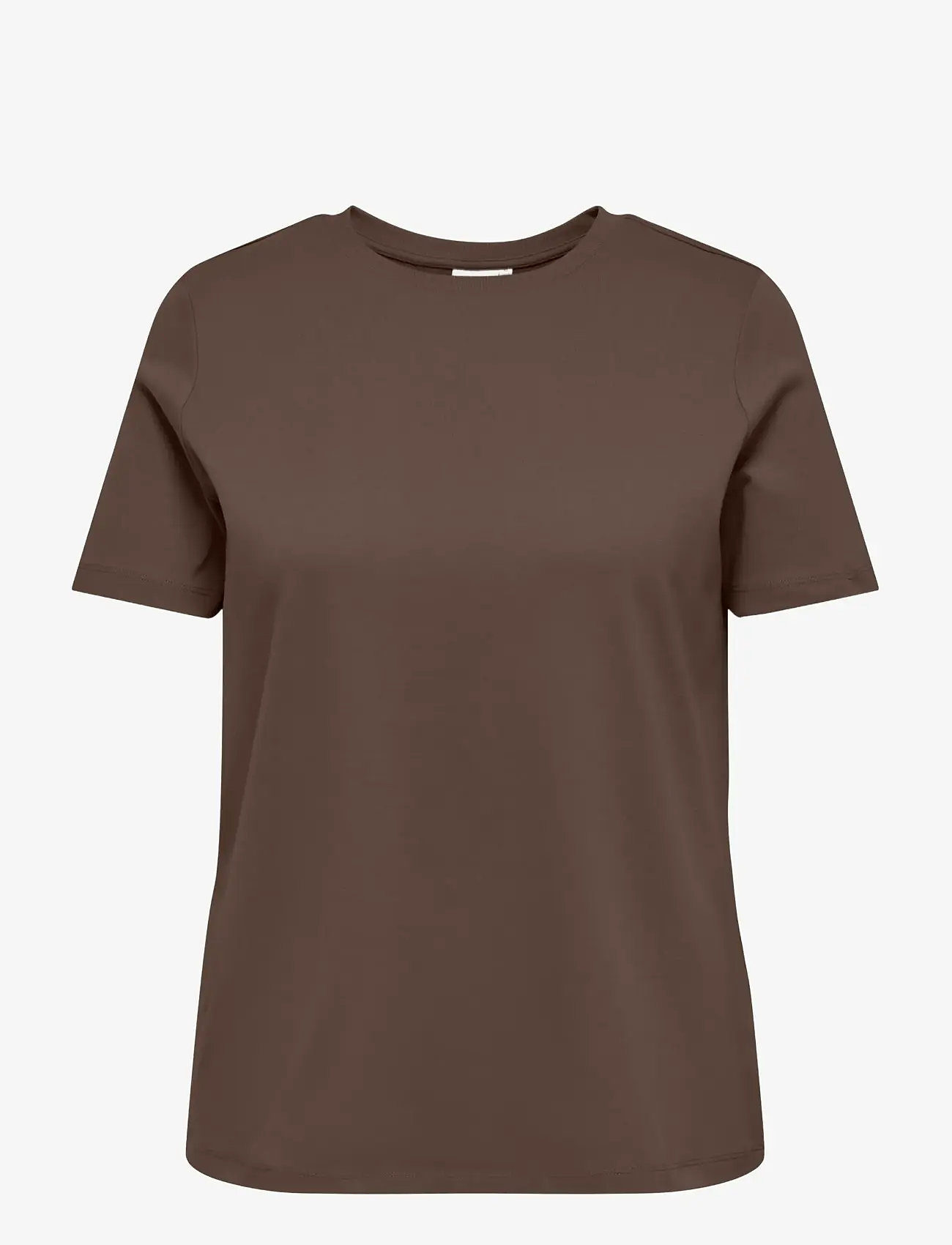 ONLY Carmakoma - CARJEN S/S JEANS TEE JRS NOOS - t-shirts - chocolate martini - 1