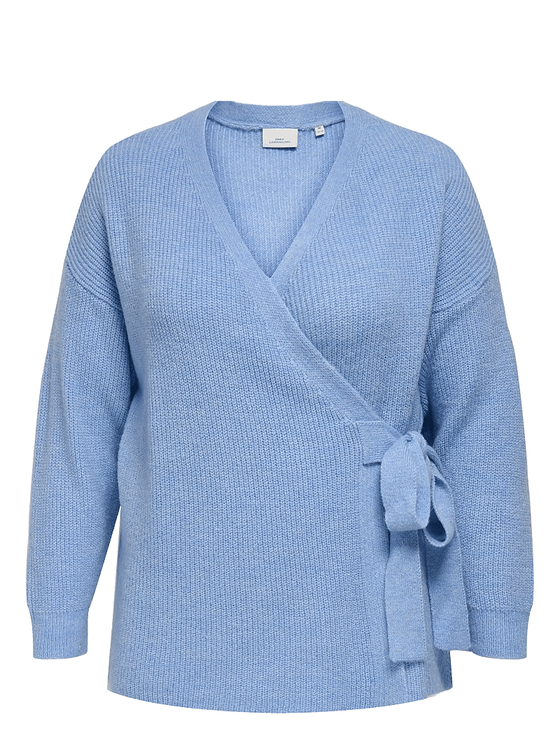 ONLY Carmakoma - CARELIZA LS WRAP CARDIGAN KNT - kardiganid - provence - 0