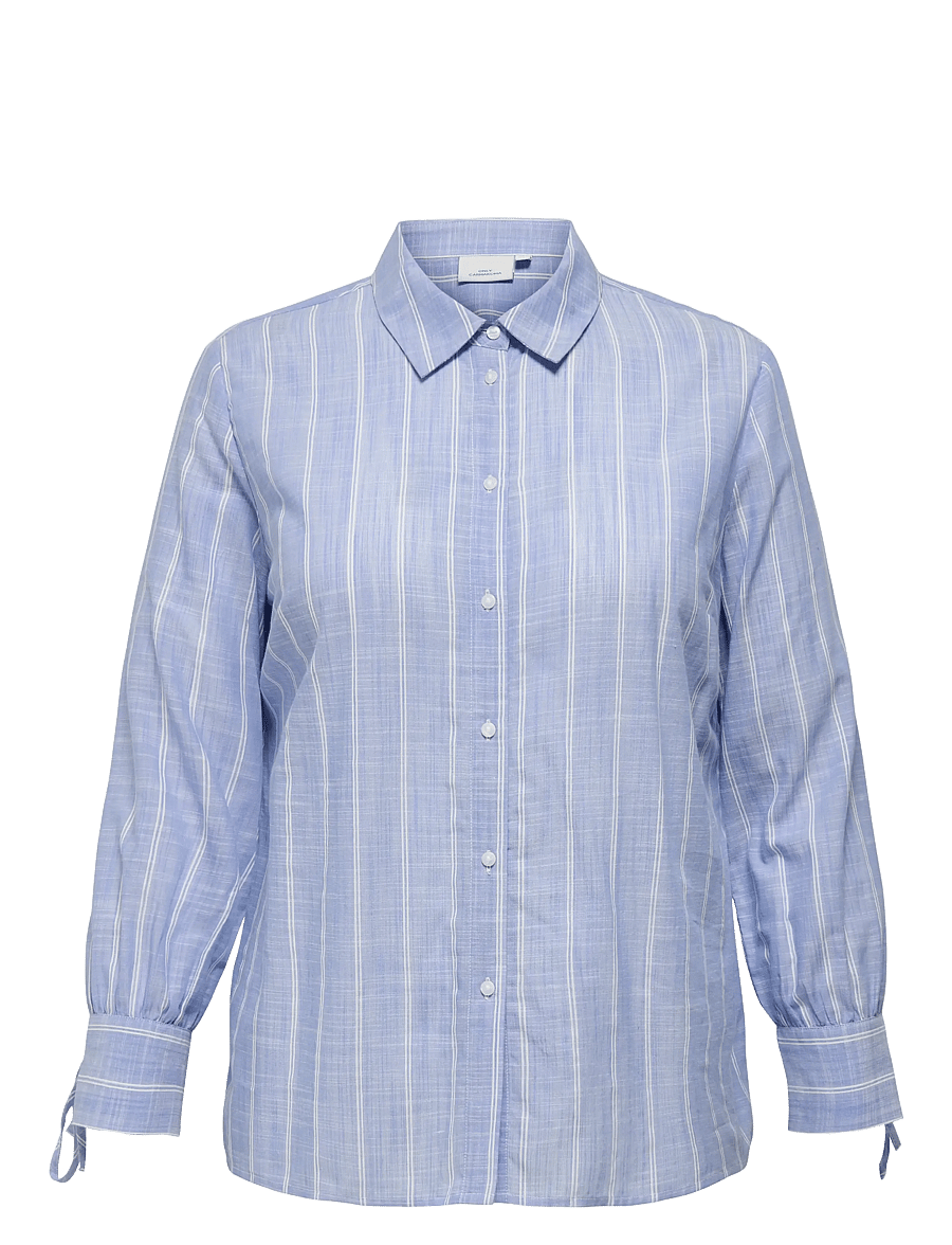 ONLY Carmakoma - CARCATTALINA LS SHIRT YD WVN - soft chambray - 1