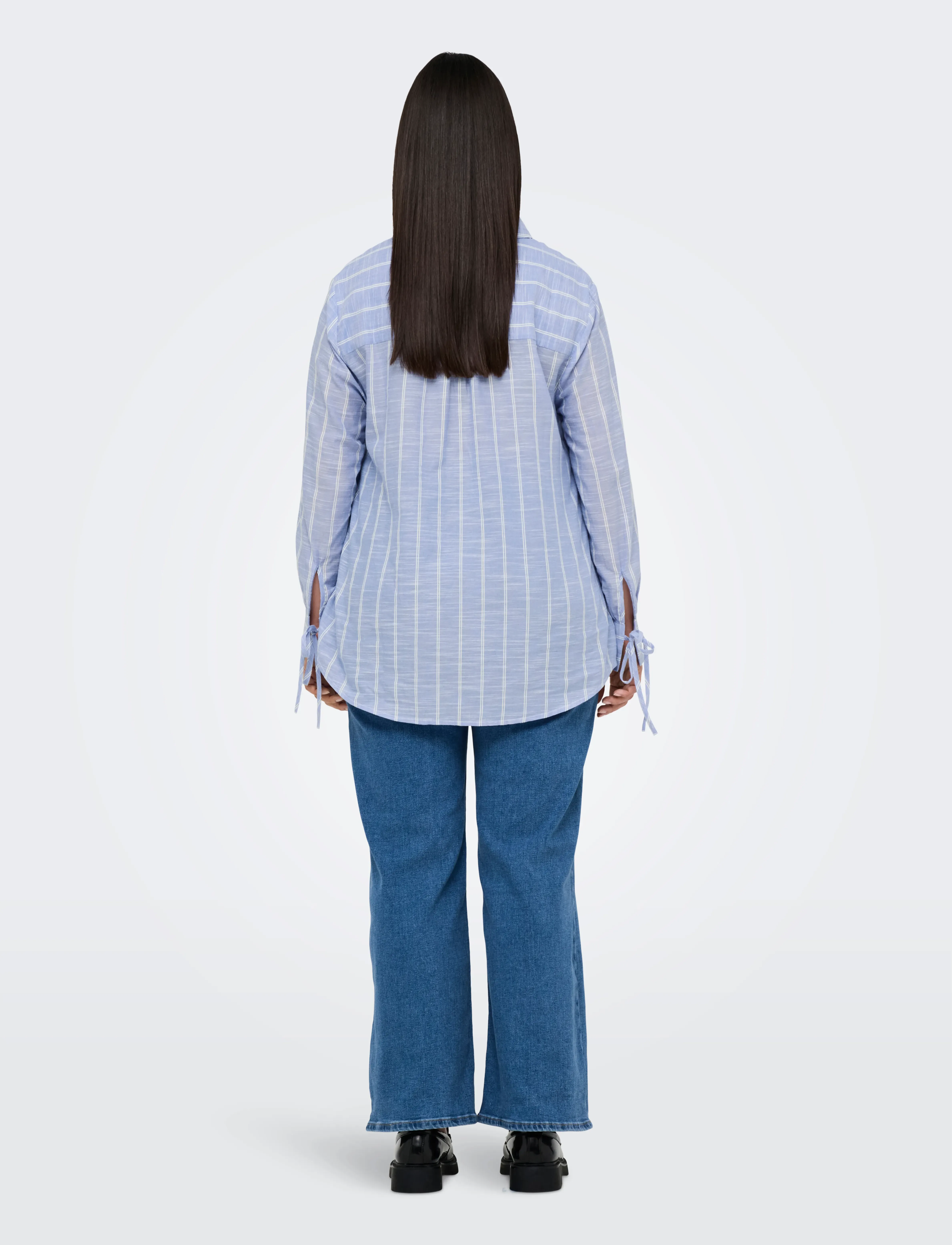 ONLY Carmakoma - CARCATTALINA LS SHIRT YD WVN - soft chambray - 3