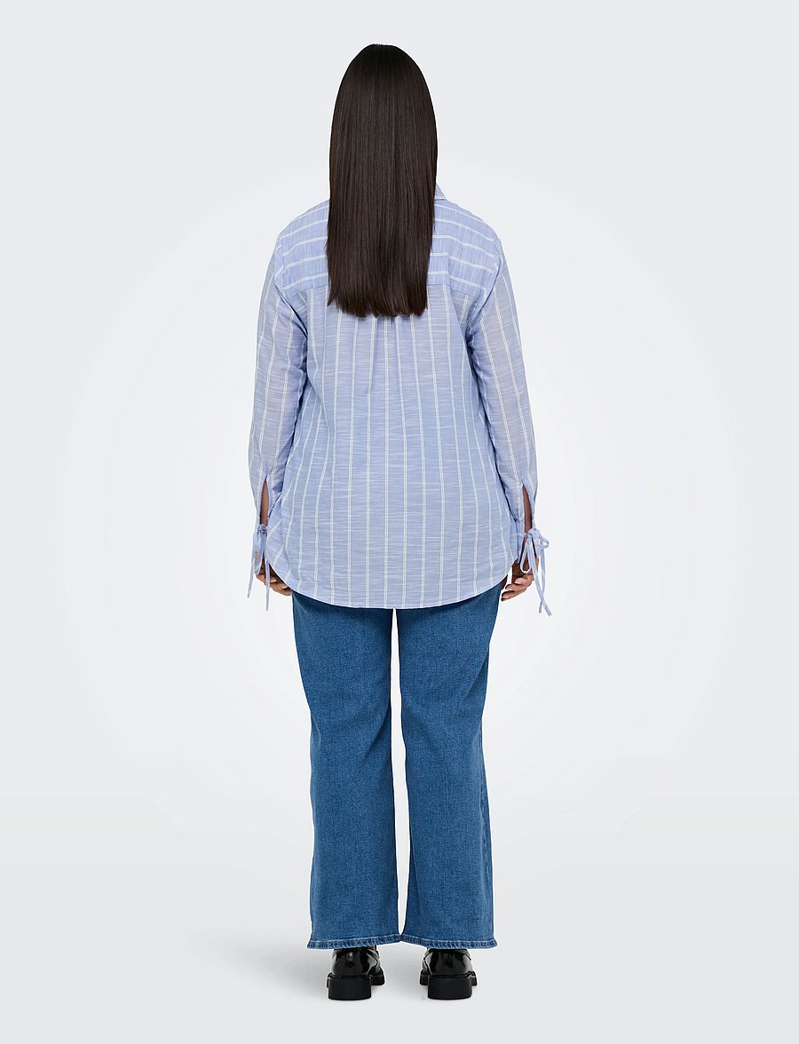 ONLY Carmakoma - CARCATTALINA LS SHIRT YD WVN - soft chambray - 3