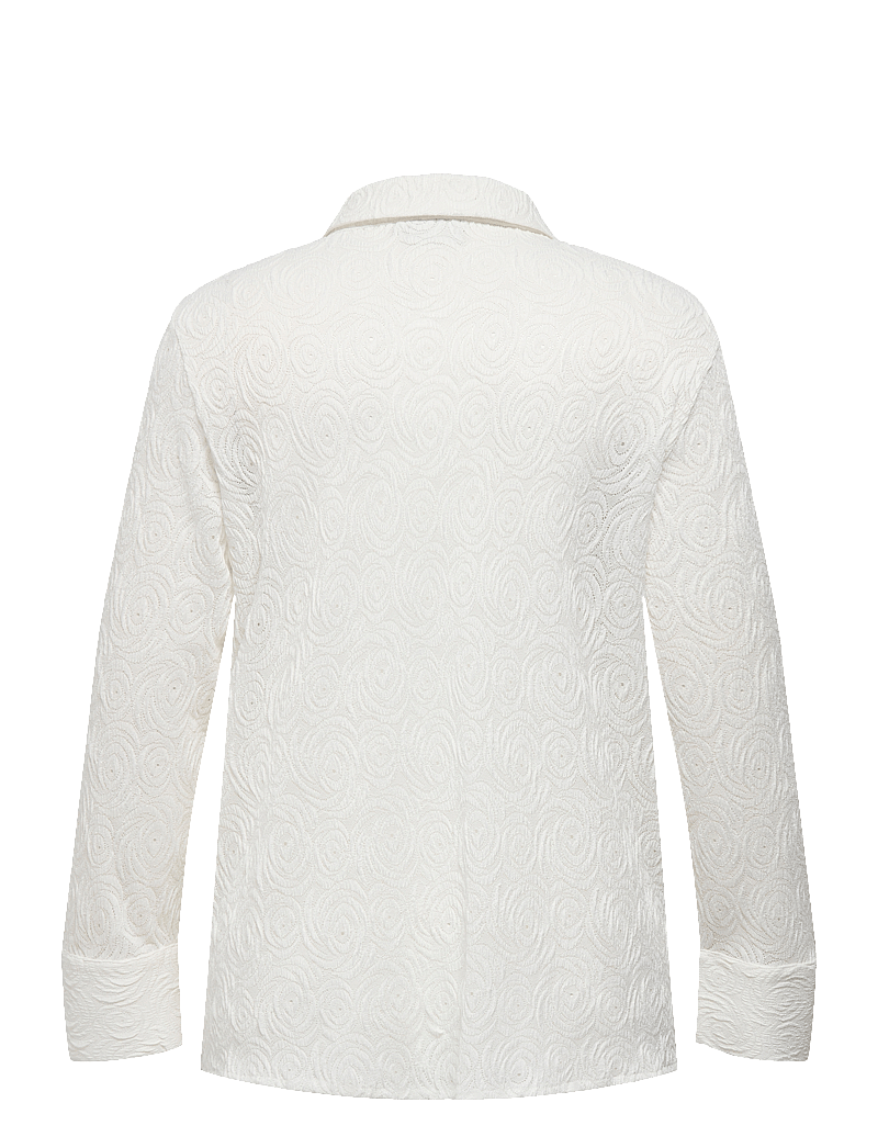 ONLY Carmakoma - CARROSIL LS LACE SHIRT JRS - langärmlige hemden - cloud dancer - 2