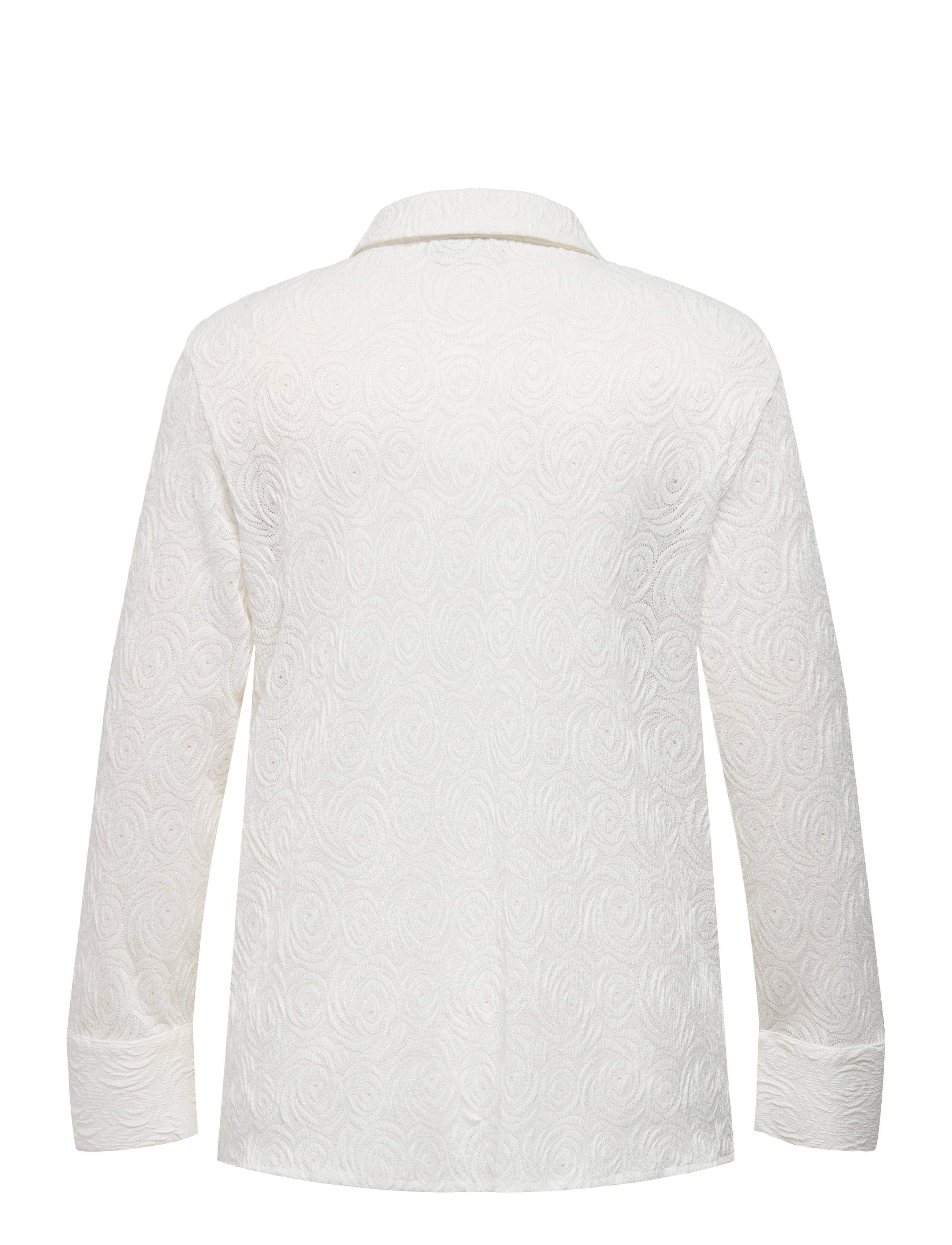 ONLY Carmakoma - CARROSIL LS LACE SHIRT JRS - langärmlige hemden - cloud dancer - 2