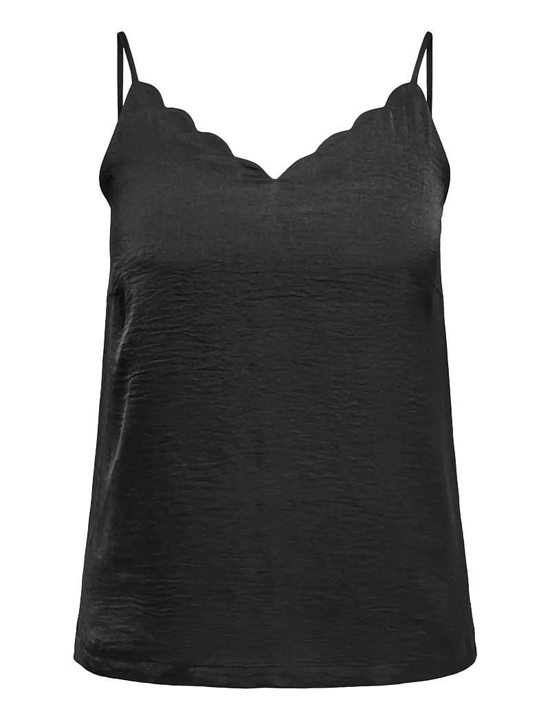 ONLY Carmakoma - CARDEBBIE SINGLET WVN NOOS - linnen - black - 1