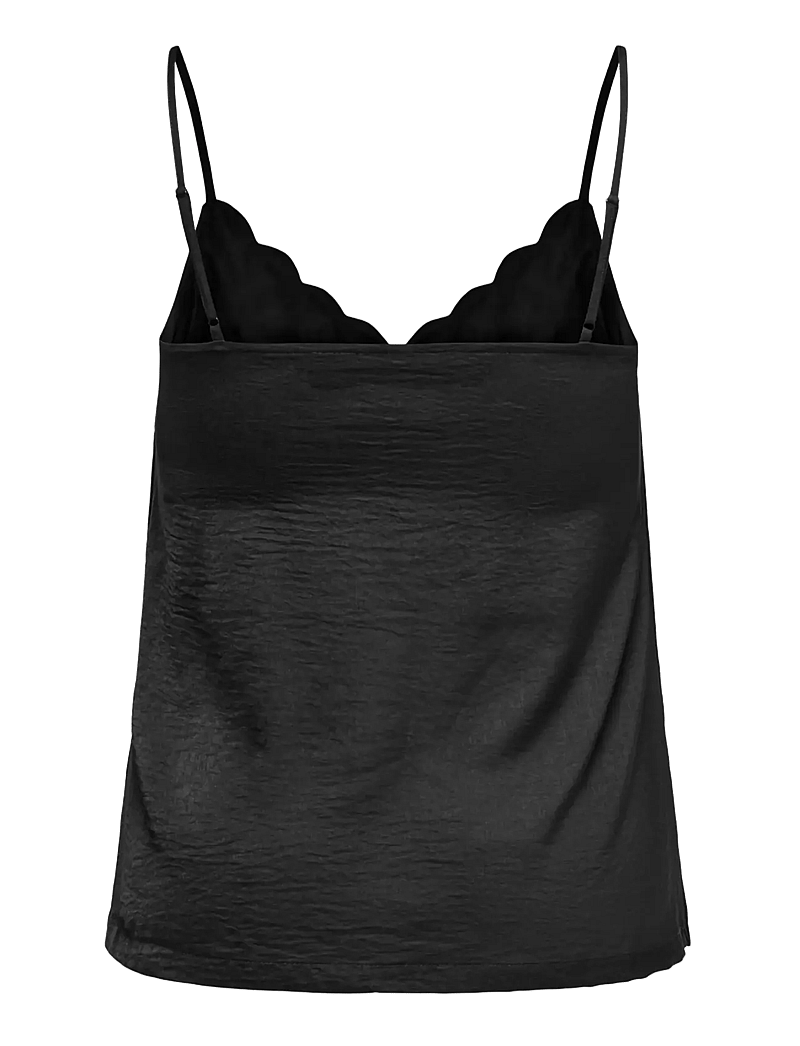 ONLY Carmakoma - CARDEBBIE SINGLET WVN NOOS - linnen - black - 2