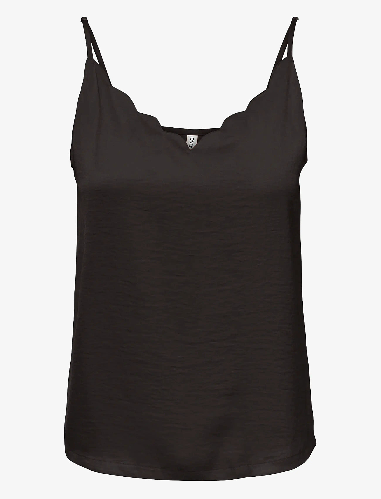 ONLY Carmakoma - CARDEBBIE SINGLET WVN NOOS - tanktops - chocolate torte - 1