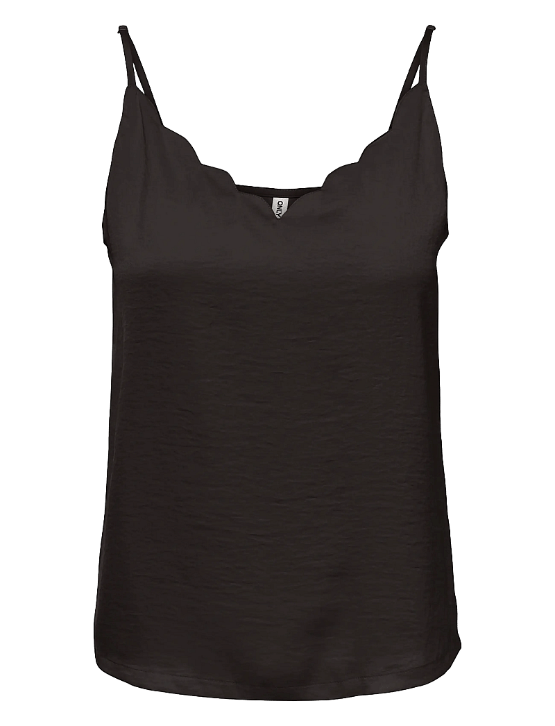 ONLY Carmakoma - CARDEBBIE SINGLET WVN NOOS - tanktops - chocolate torte - 1