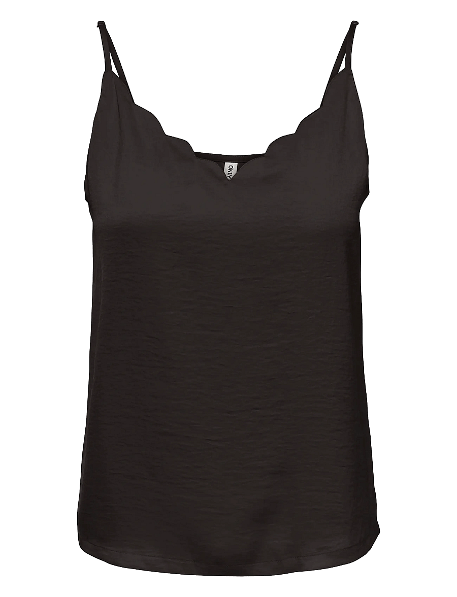 ONLY Carmakoma - CARDEBBIE SINGLET WVN NOOS - Ärmellose tops - chocolate torte - 1