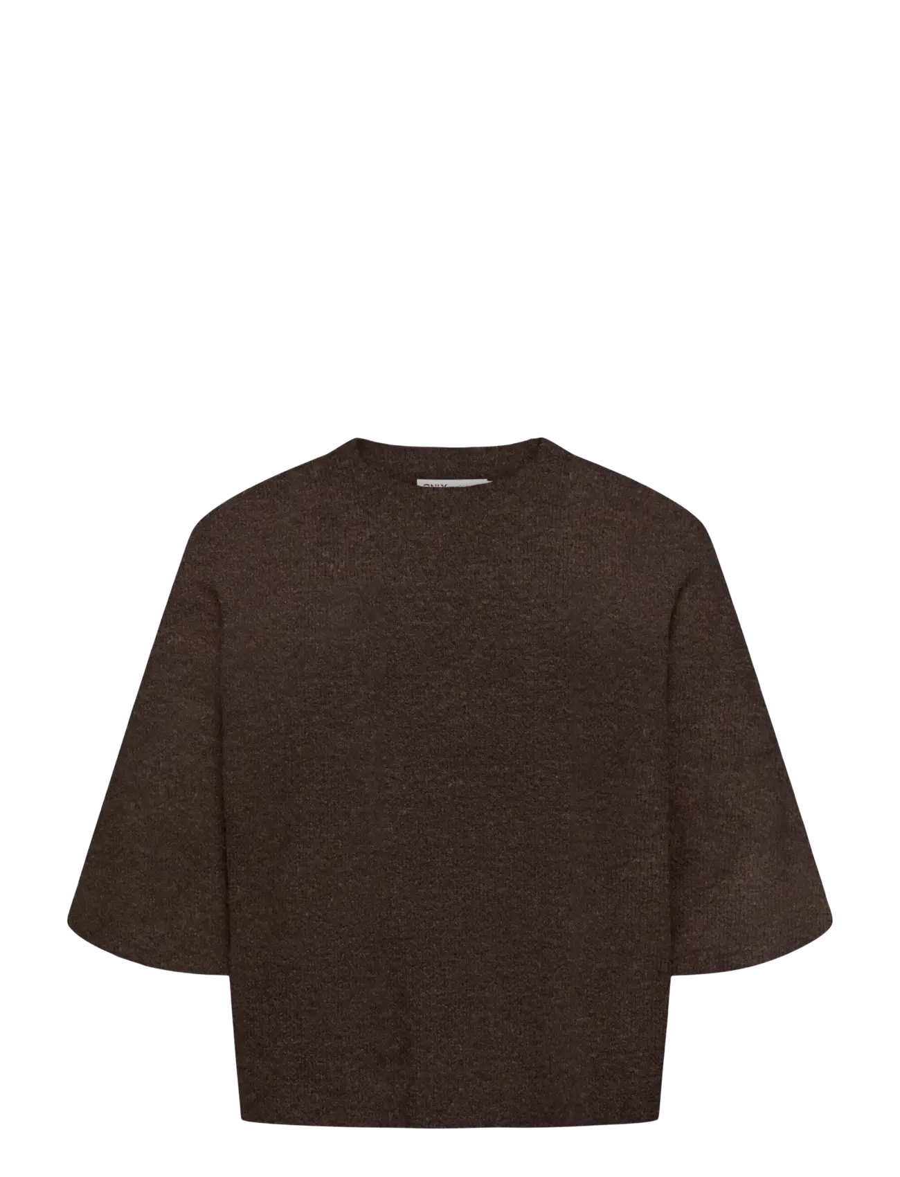 ONLY Carmakoma CARSIMONI 3/4 PULLOVER KNT NOOS - Kläder - COFFEE BEAN / brown