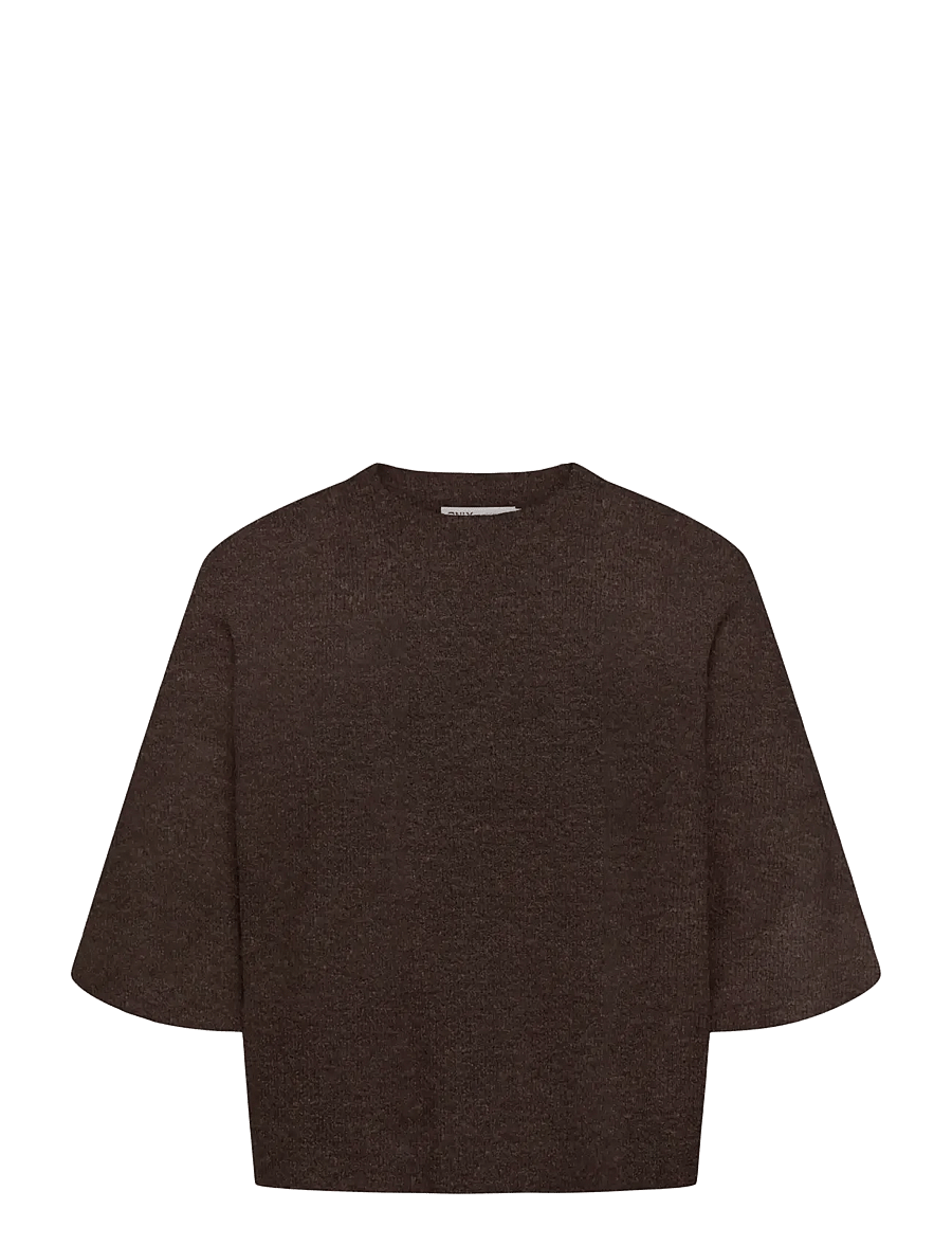 ONLY Carmakoma - CARSIMONI 3/4 PULLOVER KNT NOOS - pullover - coffee bean - 1