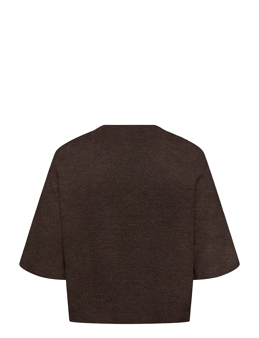 ONLY Carmakoma - CARSIMONI 3/4 PULLOVER KNT NOOS - pullover - coffee bean - 2