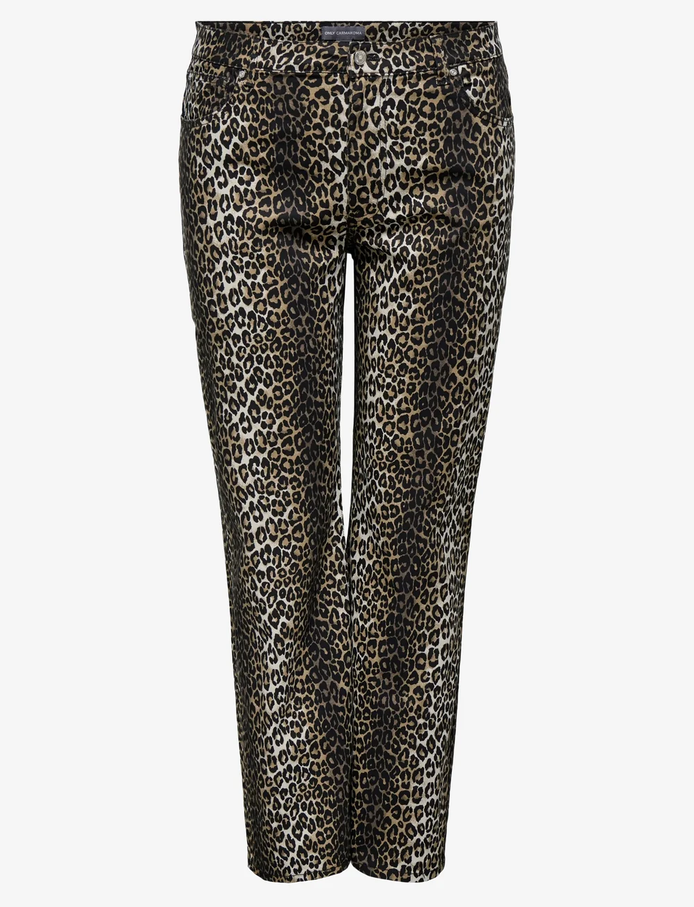 ONLY Carmakoma - CARMADISON HW WIDE AOP LONG PNT - hosen mit weitem bein - black - 1